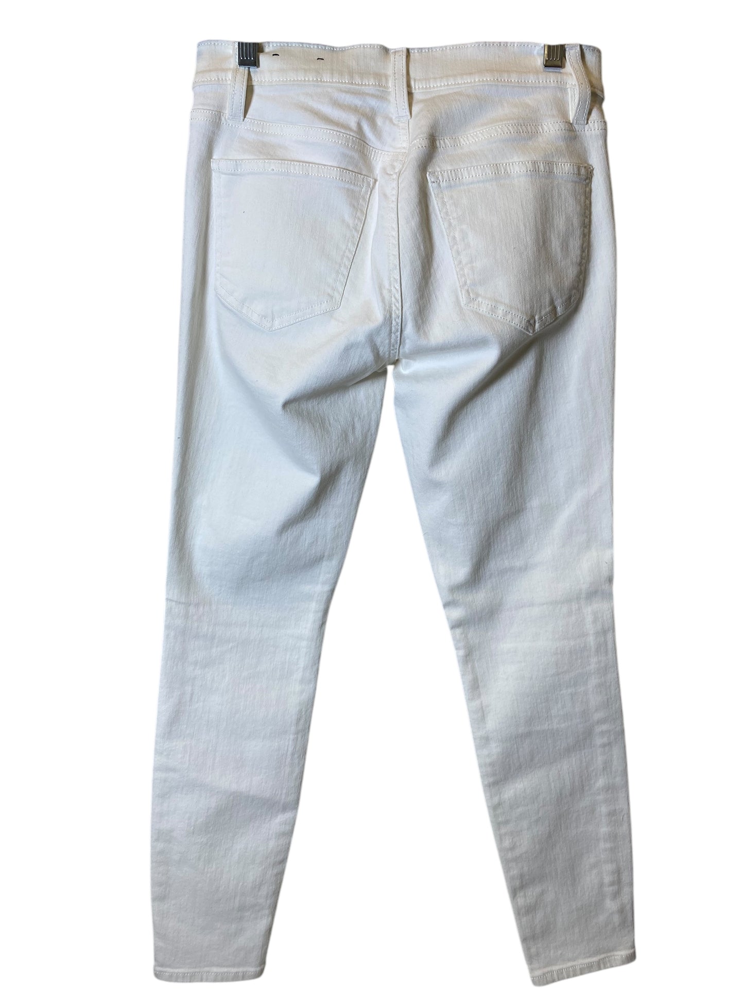 Jeans Skinny By Ann Taylor In White, Size: 2