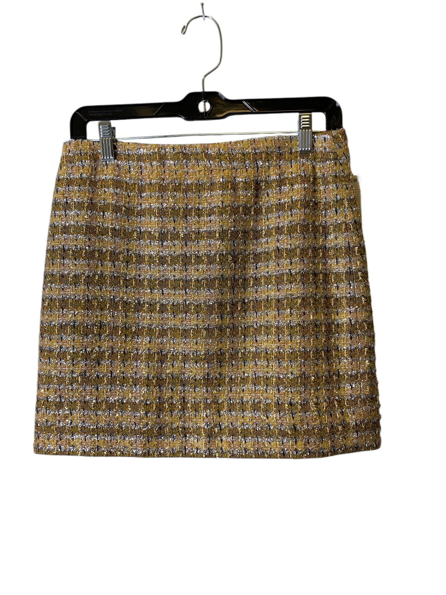 Skirt Mini & Short By J. Crew In Gold & Silver, Size: 0