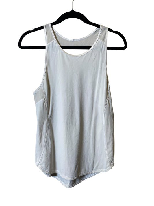 Athletic Tank Top By Lululemon In White, Size: M