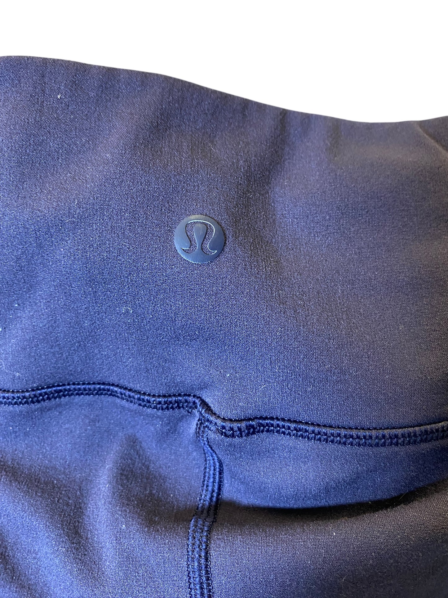 Athletic Shorts By Lululemon In Navy, Size: L