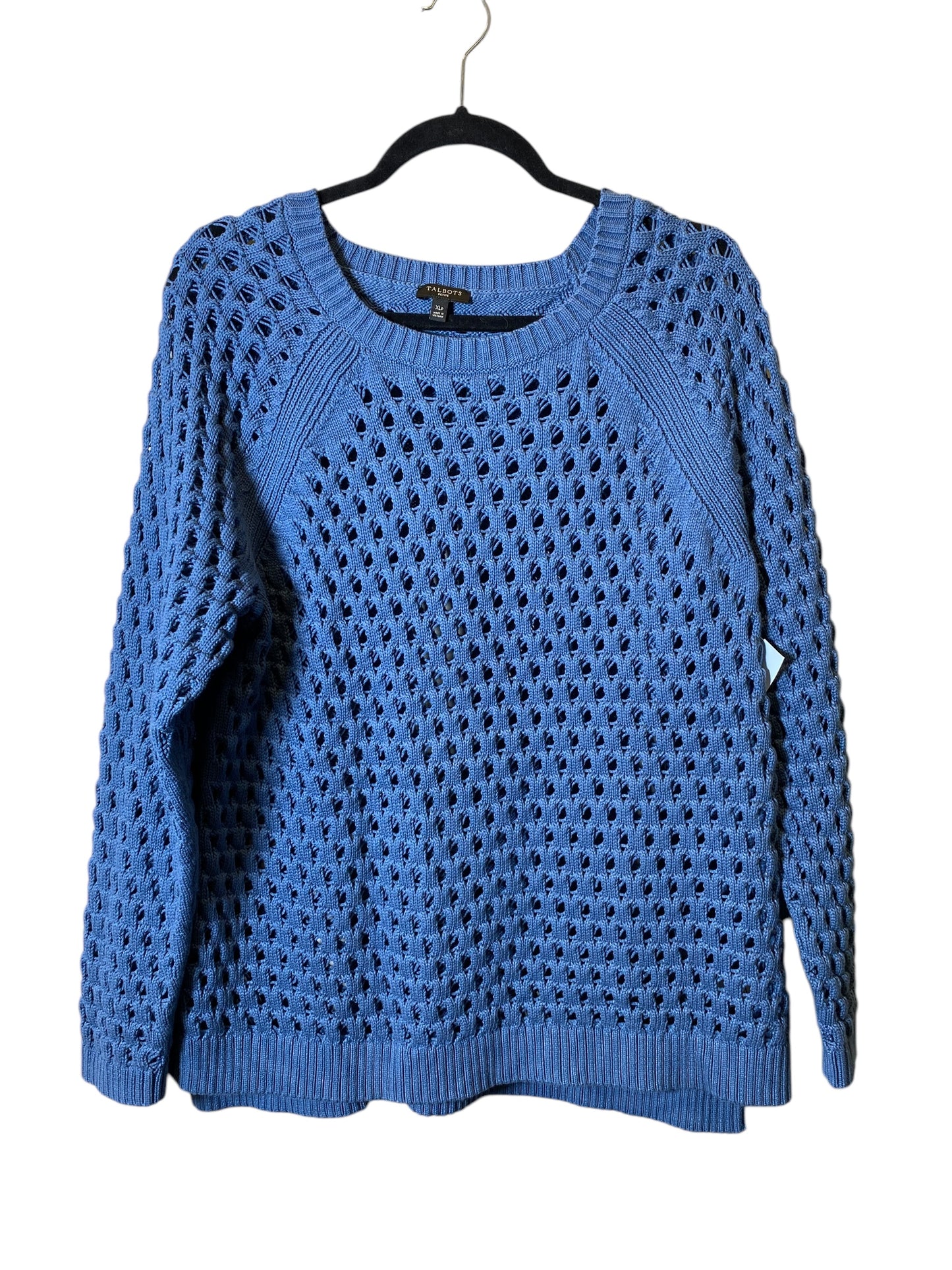 Sweater By Talbots In Blue, Size: Xl