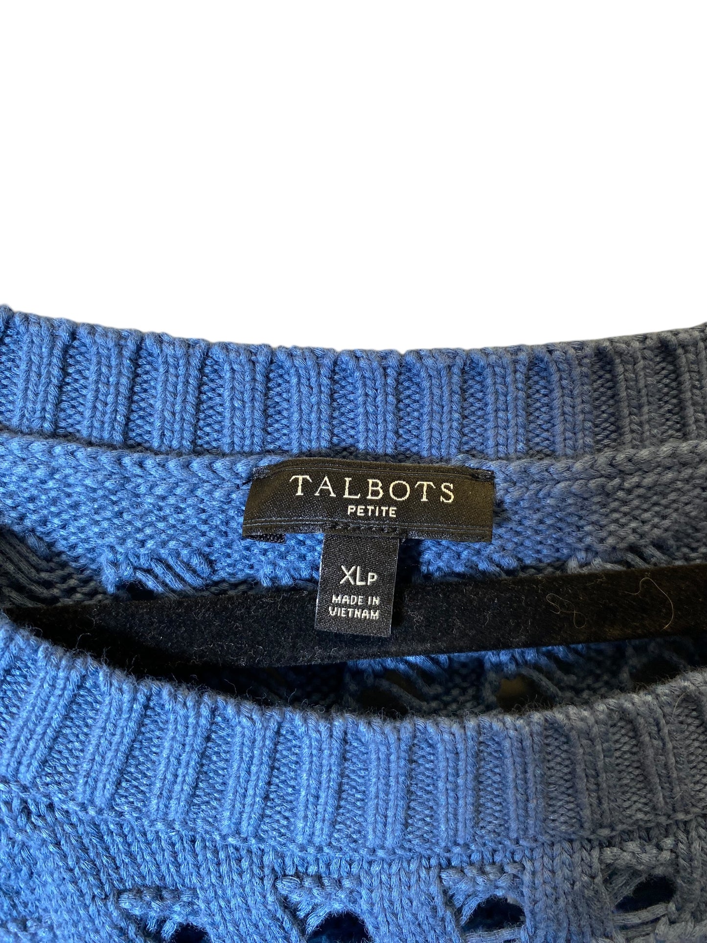 Sweater By Talbots In Blue, Size: Xl