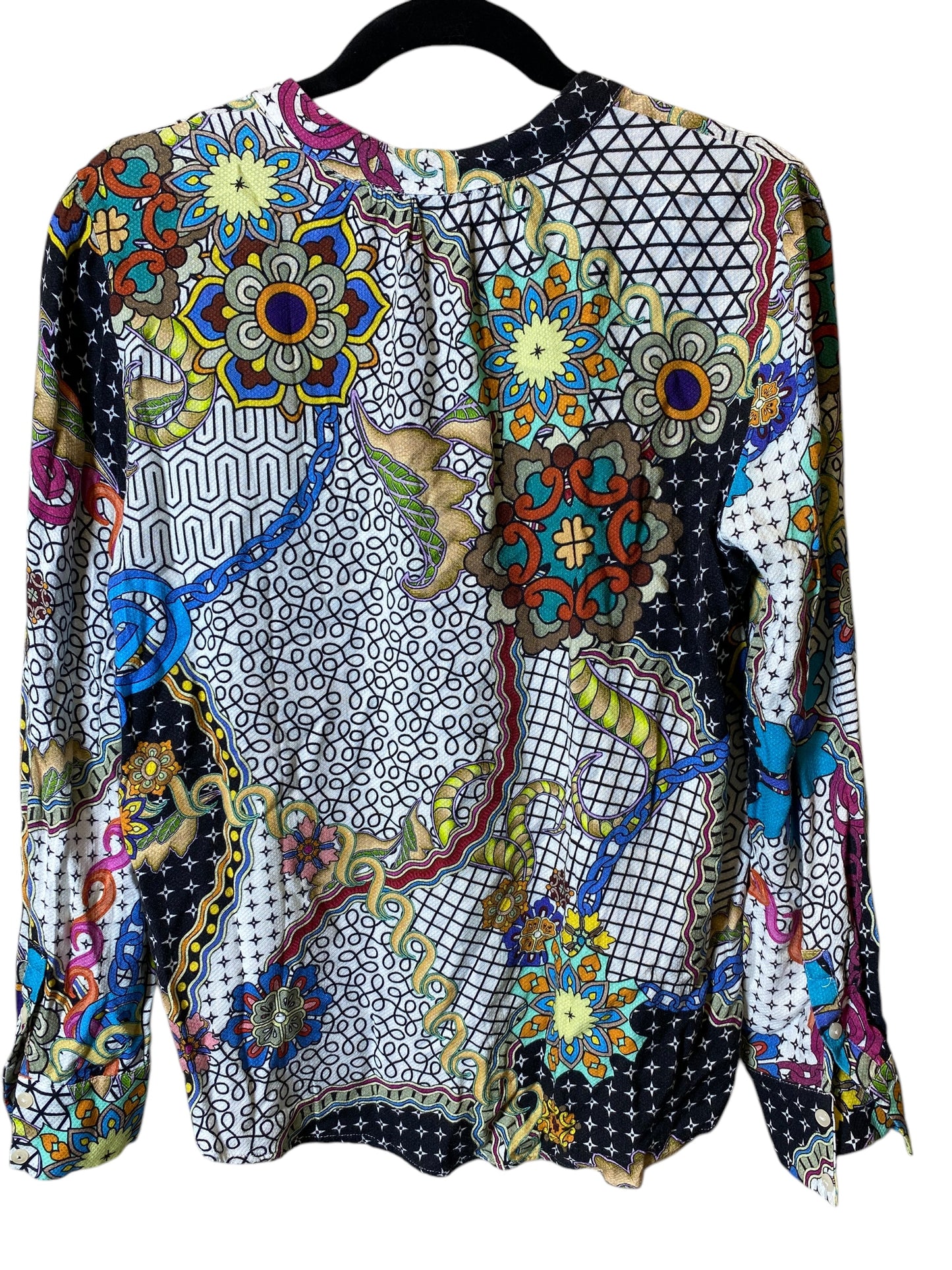 Top Long Sleeve By Desigual In Multi-colored, Size: M