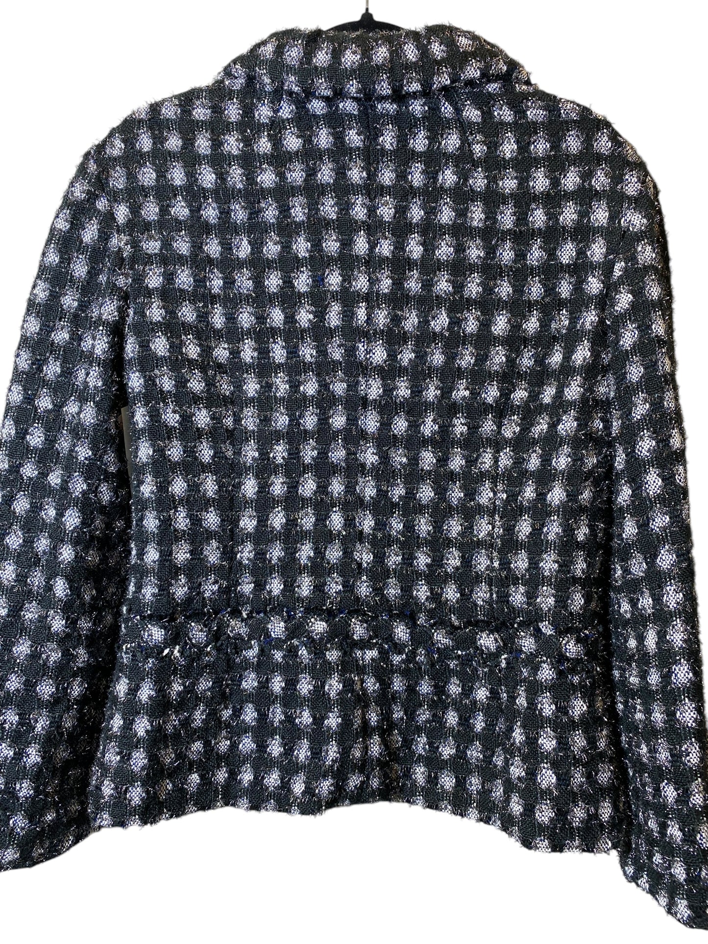 Jacket Designer By Marc By Marc Jacobs In Black & Silver, Size: 10