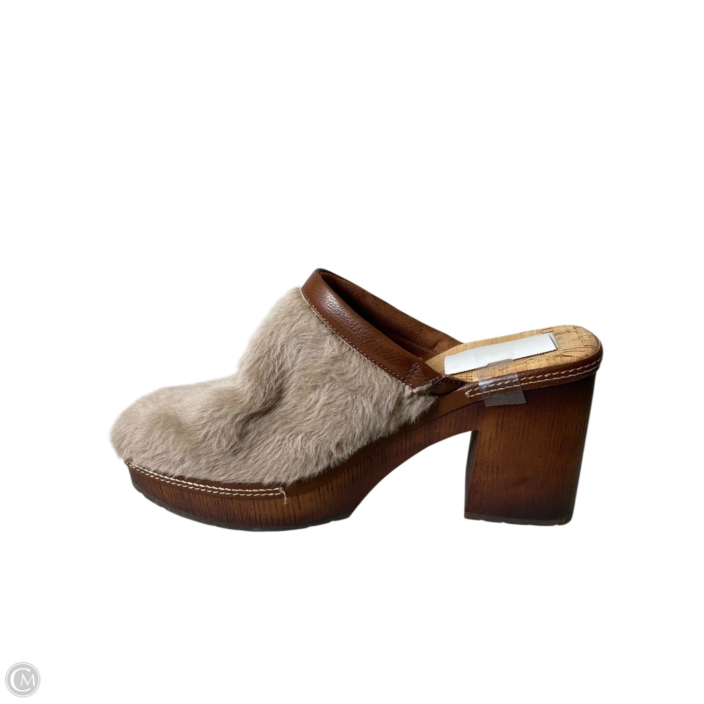 Shoes Heels Block By Korks In Brown & Tan, Size: 11