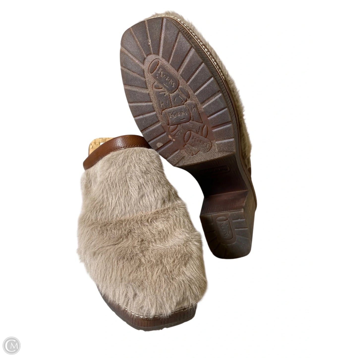 Shoes Heels Block By Korks In Brown & Tan, Size: 11
