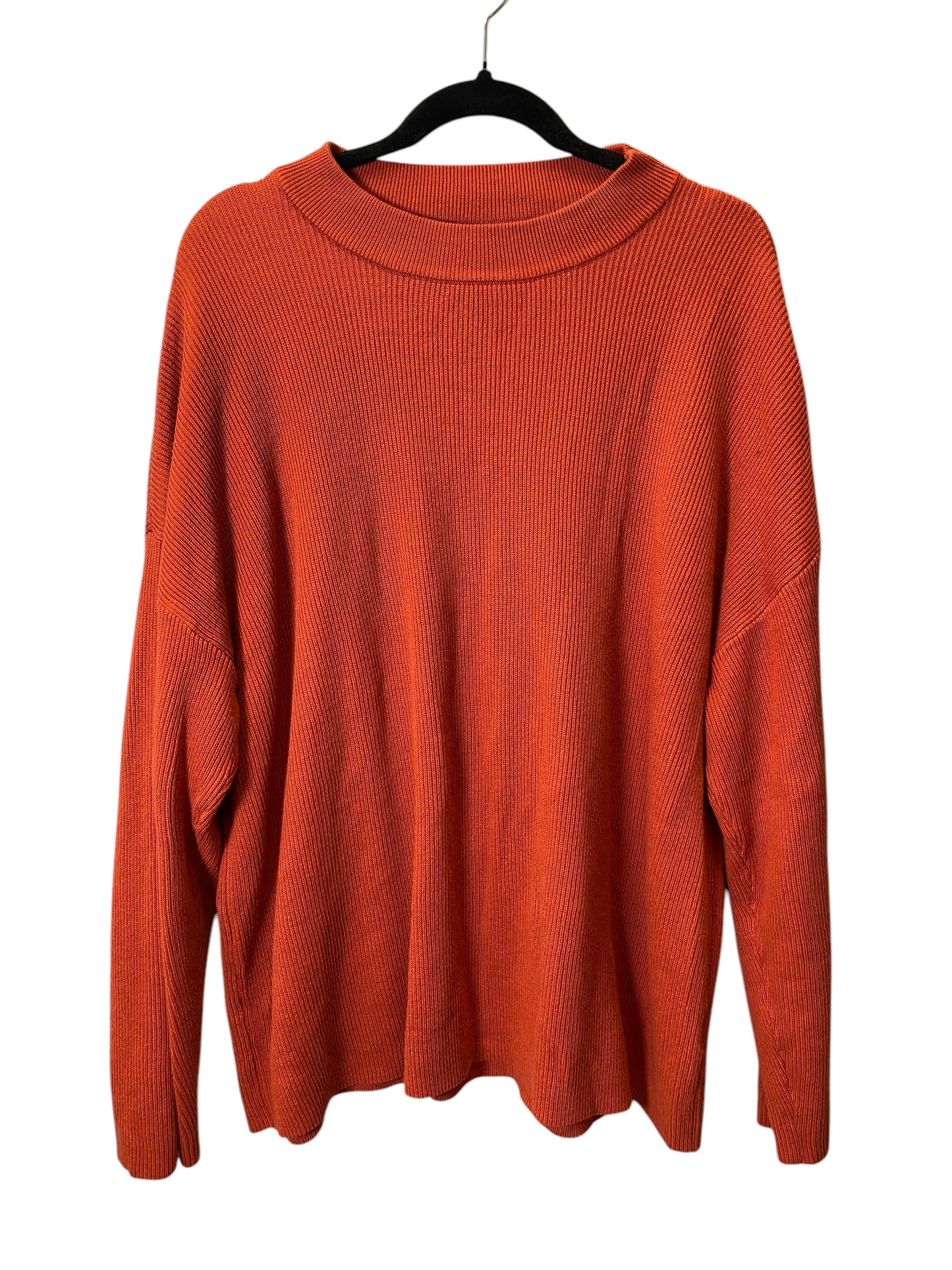 Sweater By Clothes Mentor In Orange, Size: Xl