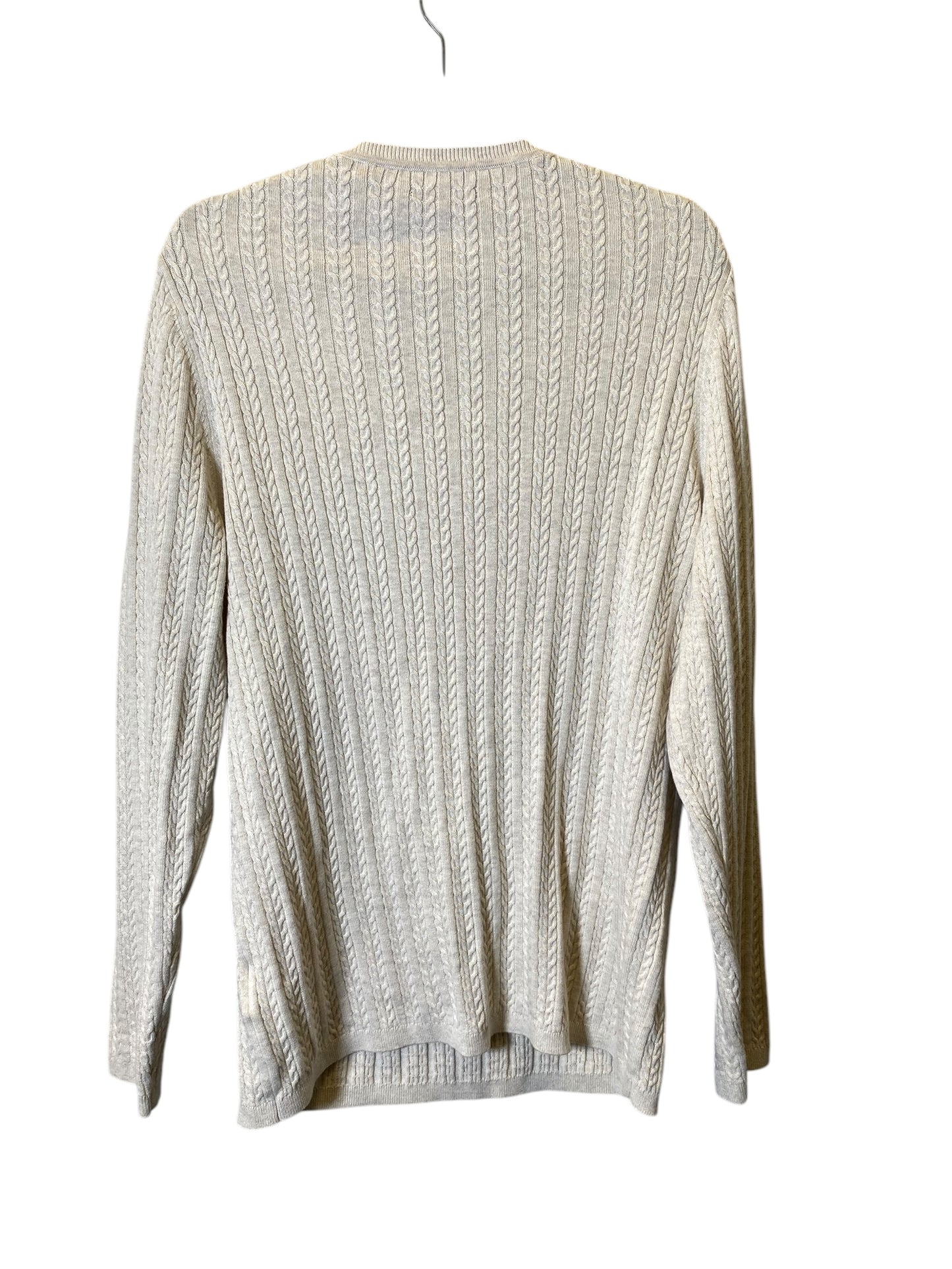 Sweater By Tommy Hilfiger In Cream, Size: Xxl
