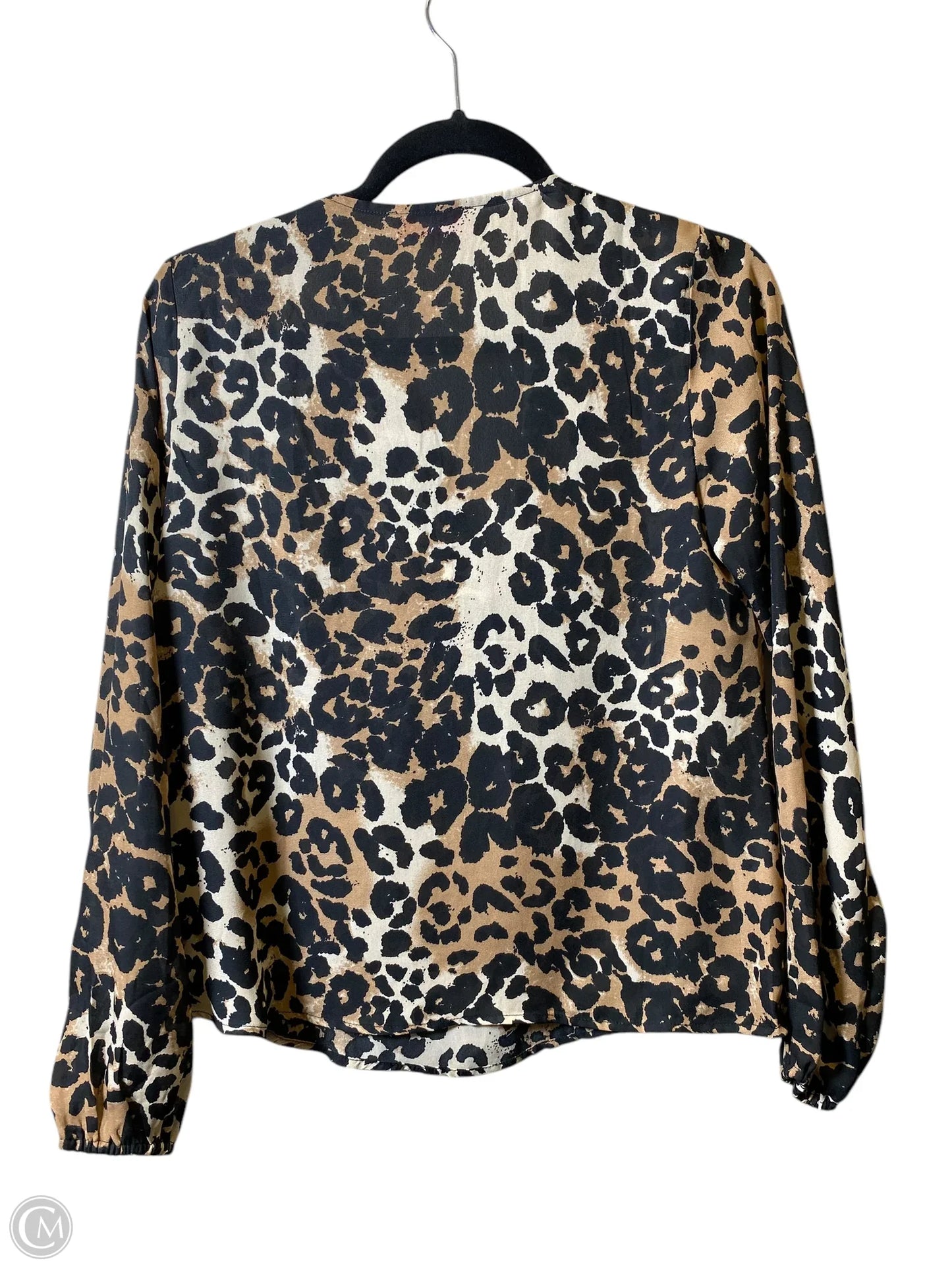 Top Long Sleeve By Buddy Love In Animal Print, Size: Xs