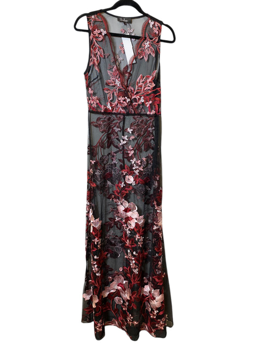 Dress Party Long By Lulus In Floral Print, Size: L