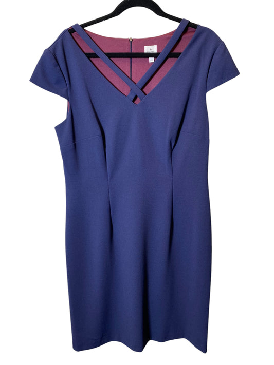 Dress Work By Dressbarn In Navy, Size: 14