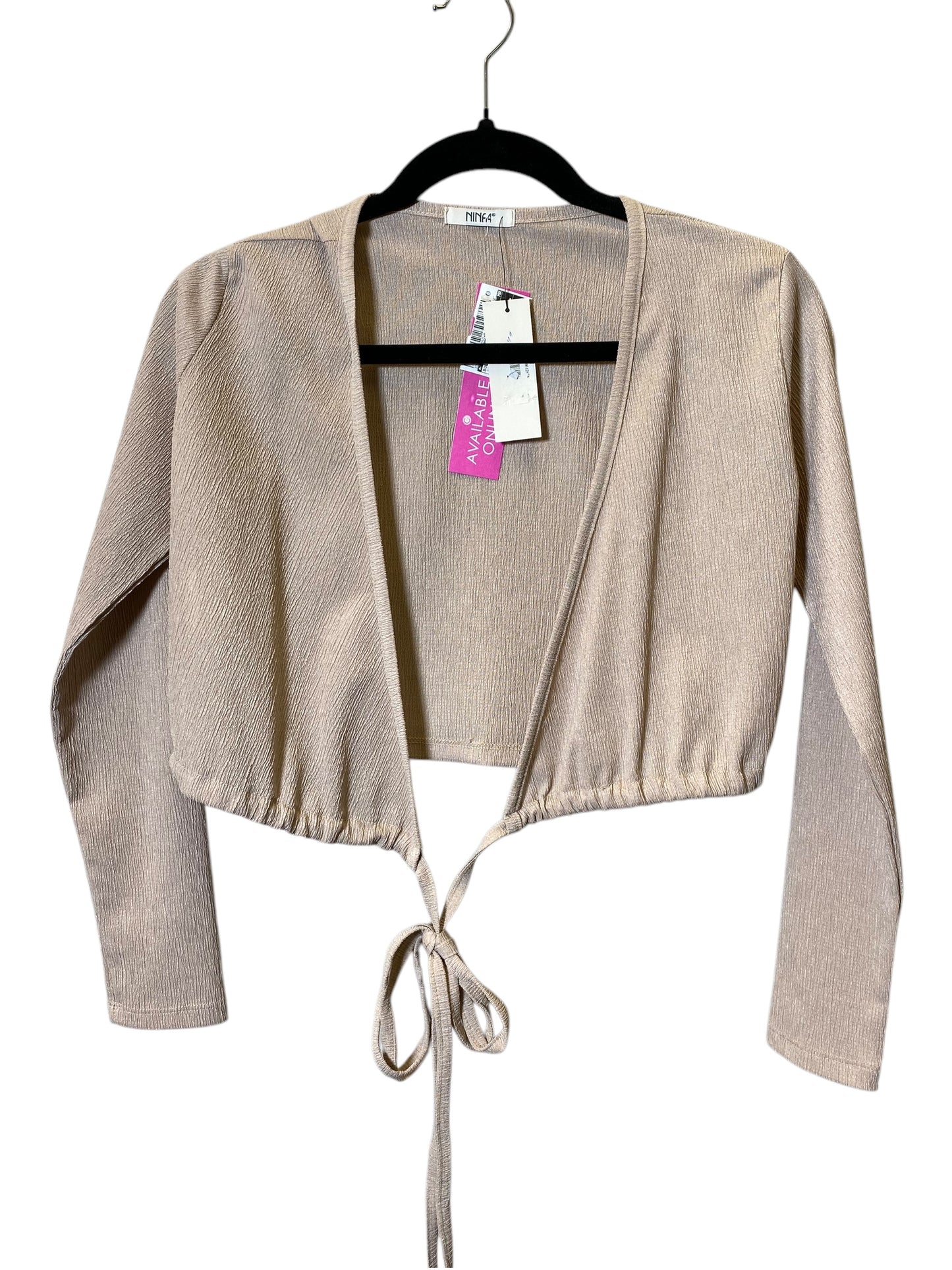 Bolero By Clothes Mentor In Beige, Size: M