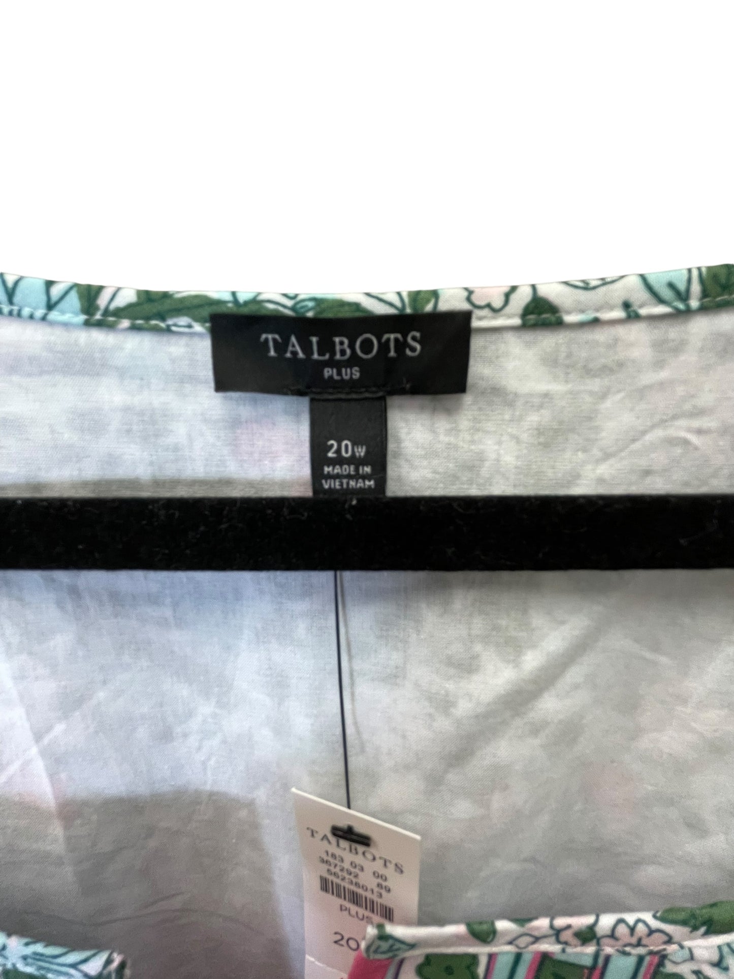 Dress Casual Midi By Talbots In Floral Print, Size: 2x