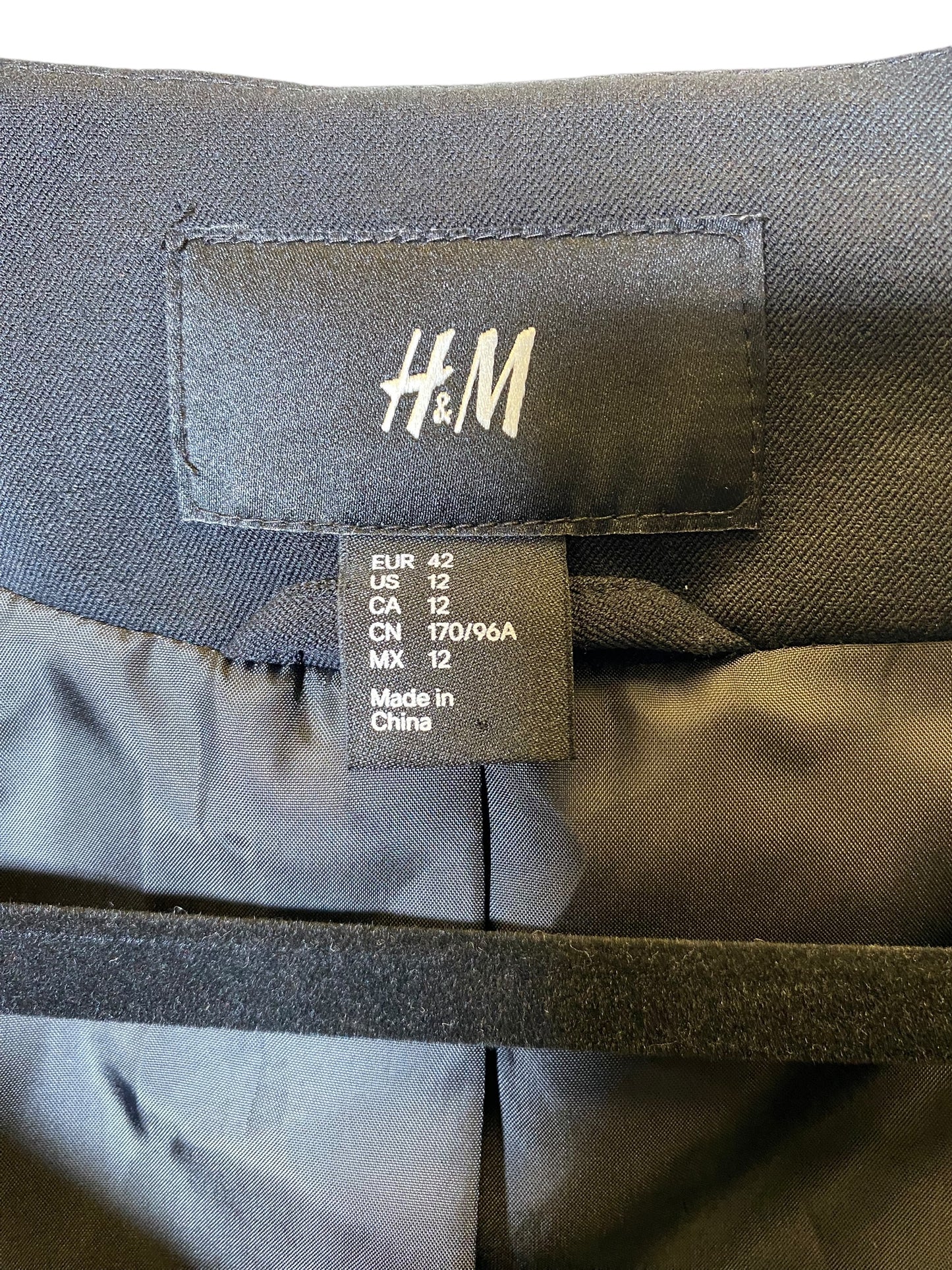 Blazer By H&m In Black, Size: L