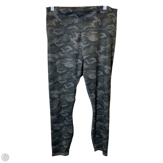 Athletic Pants By Fabletics In Camouflage Print, Size: L