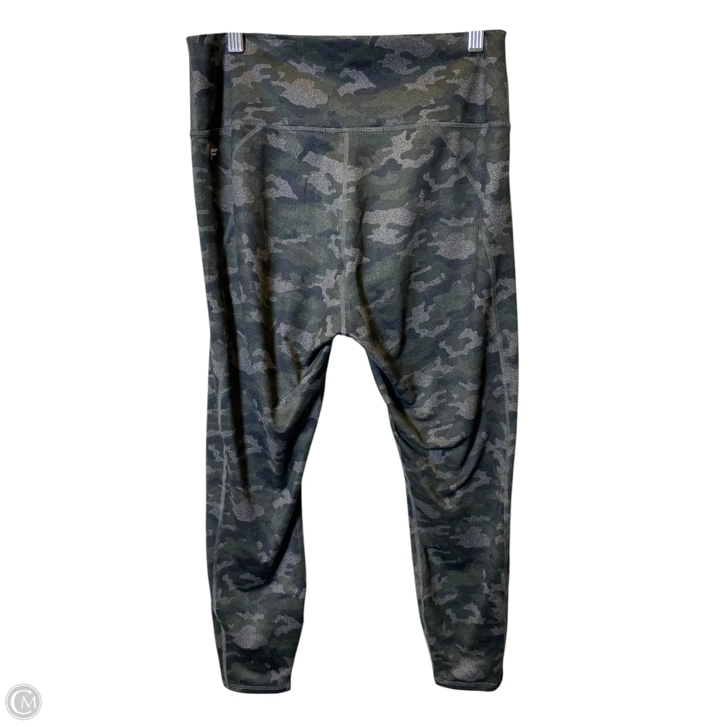 Athletic Pants By Fabletics In Camouflage Print, Size: L