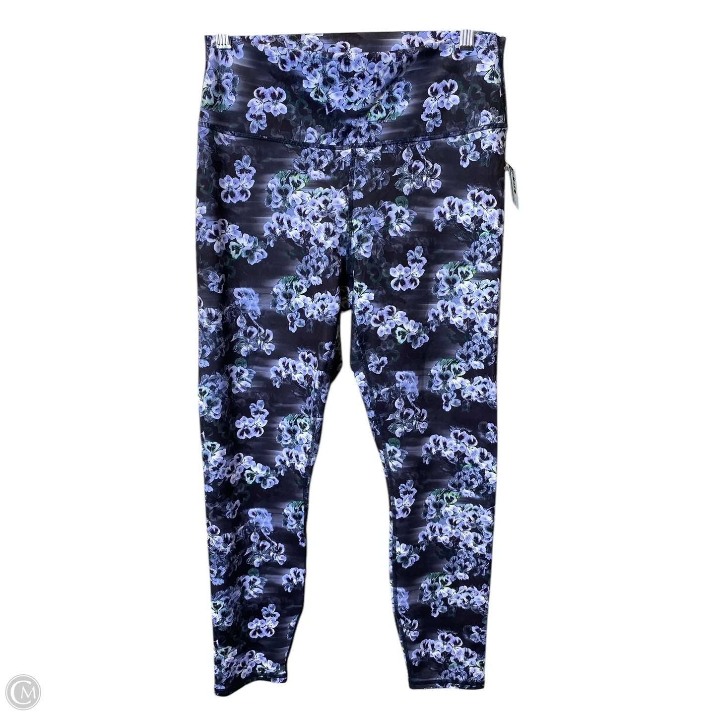 Athletic Leggings By Fabletics In Floral Print, Size: L