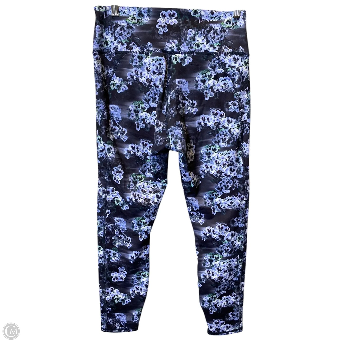 Athletic Leggings By Fabletics In Floral Print, Size: L