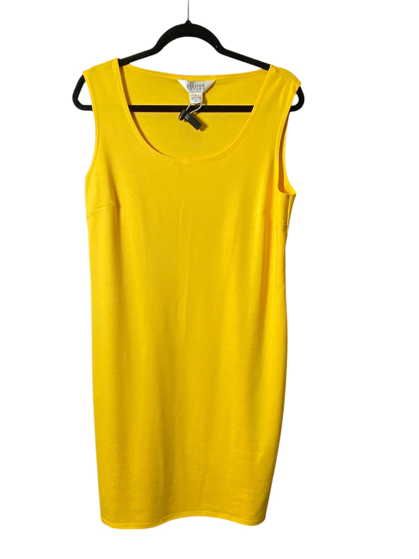 Dress Suit 2pc By Allison Taylor In Yellow, Size: L