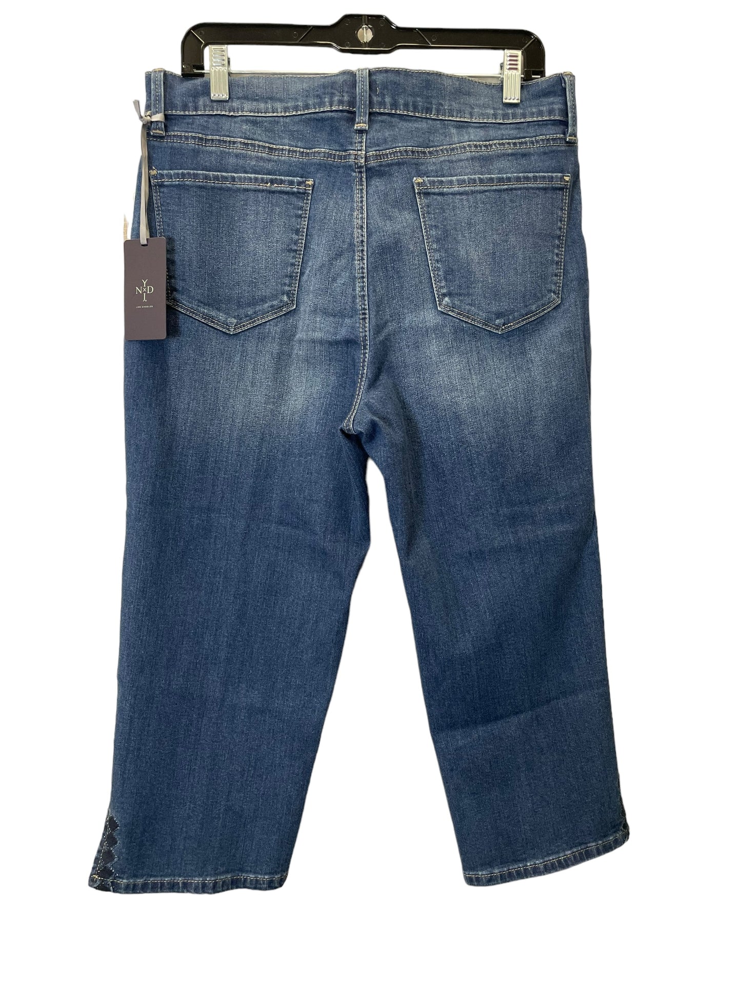 Jeans Cropped By Clothes Mentor In Blue Denim, Size: 14