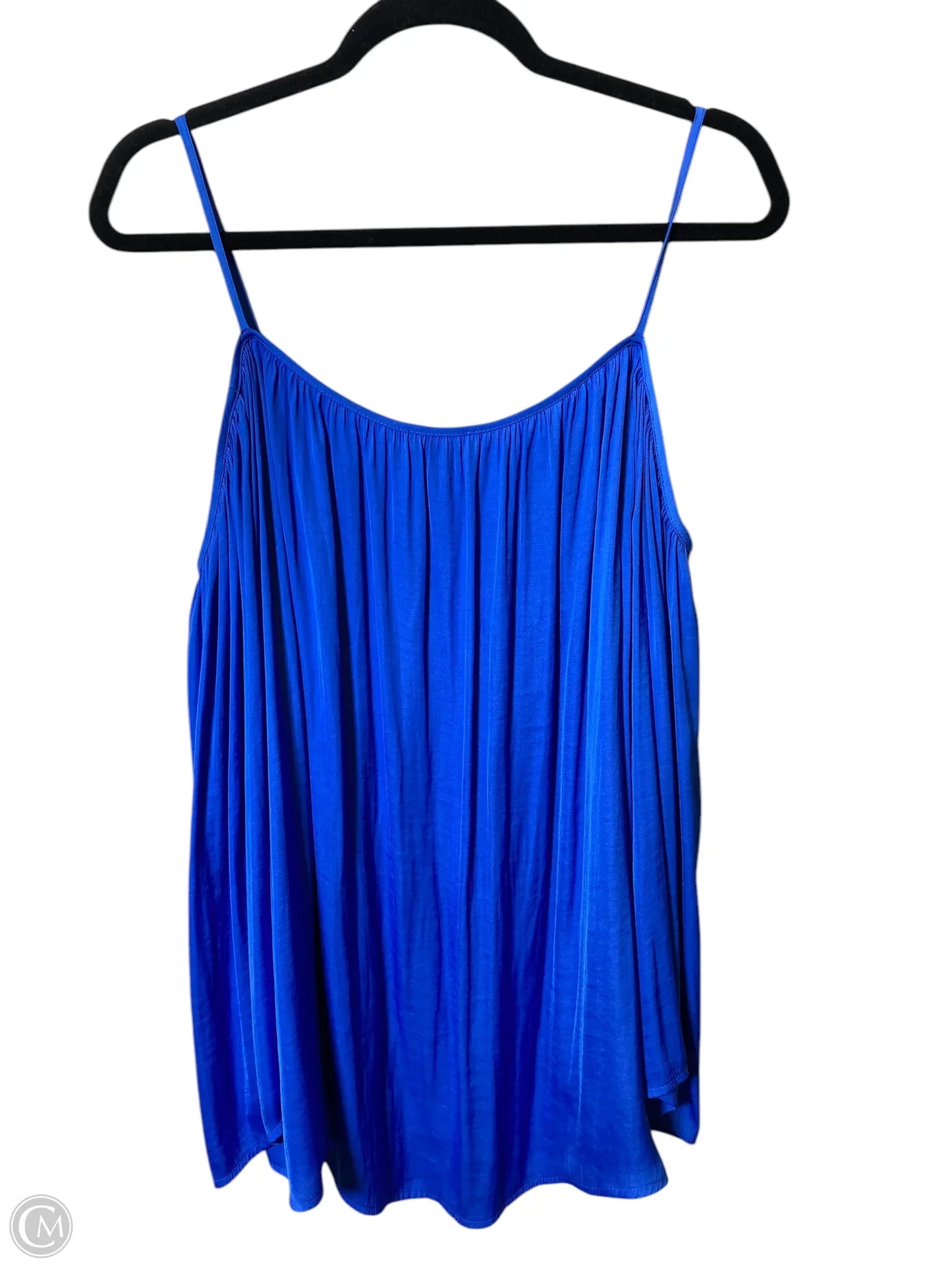 Top 3/4 Sleeve By Vince Camuto In Blue, Size: L