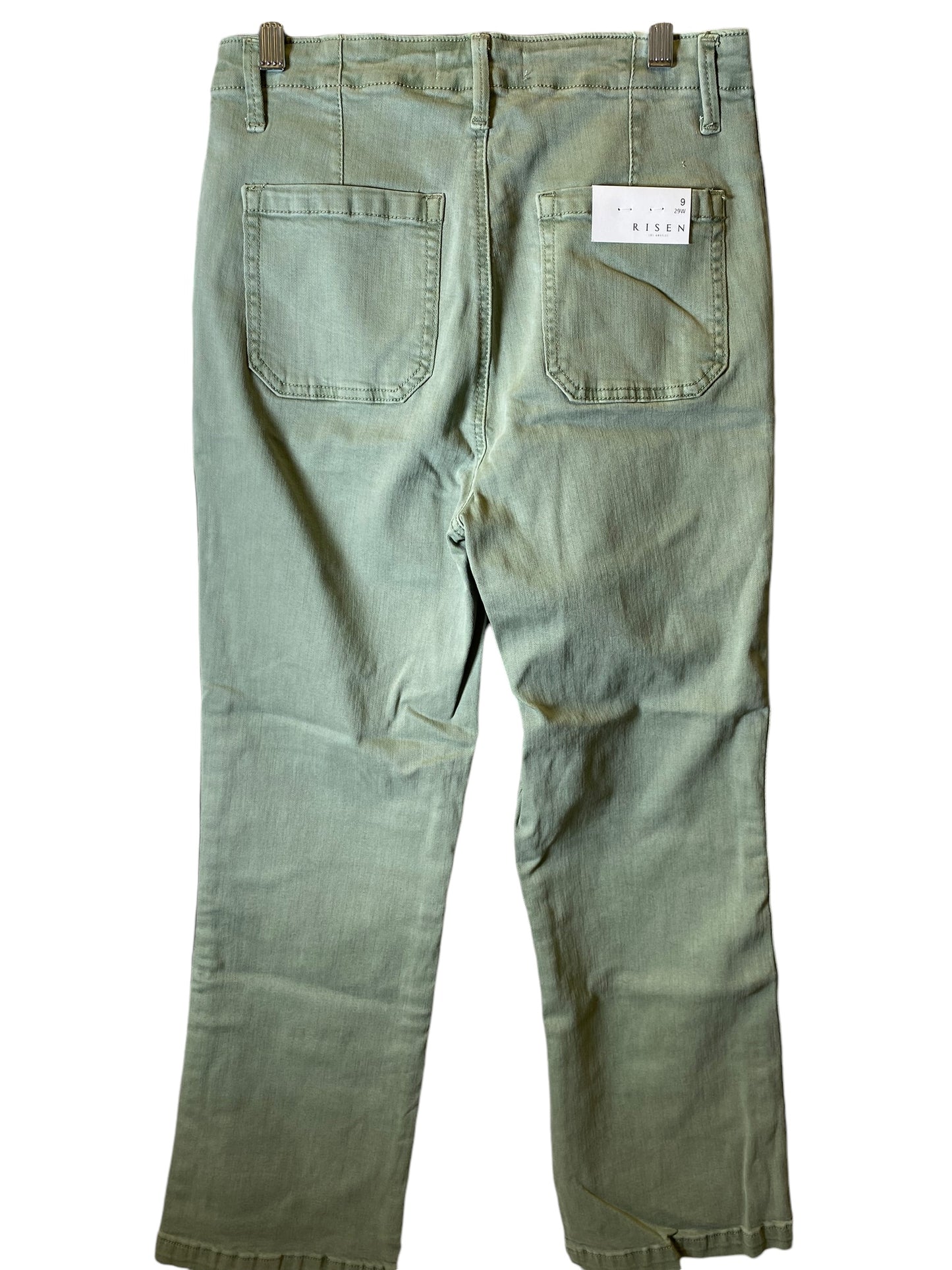 Jeans Straight By Risen In Green, Size: 8