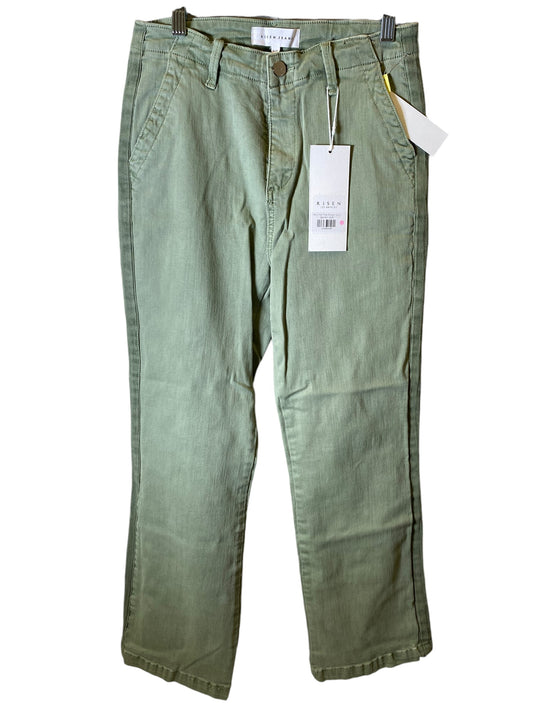 Jeans Straight By Risen In Green, Size: 8