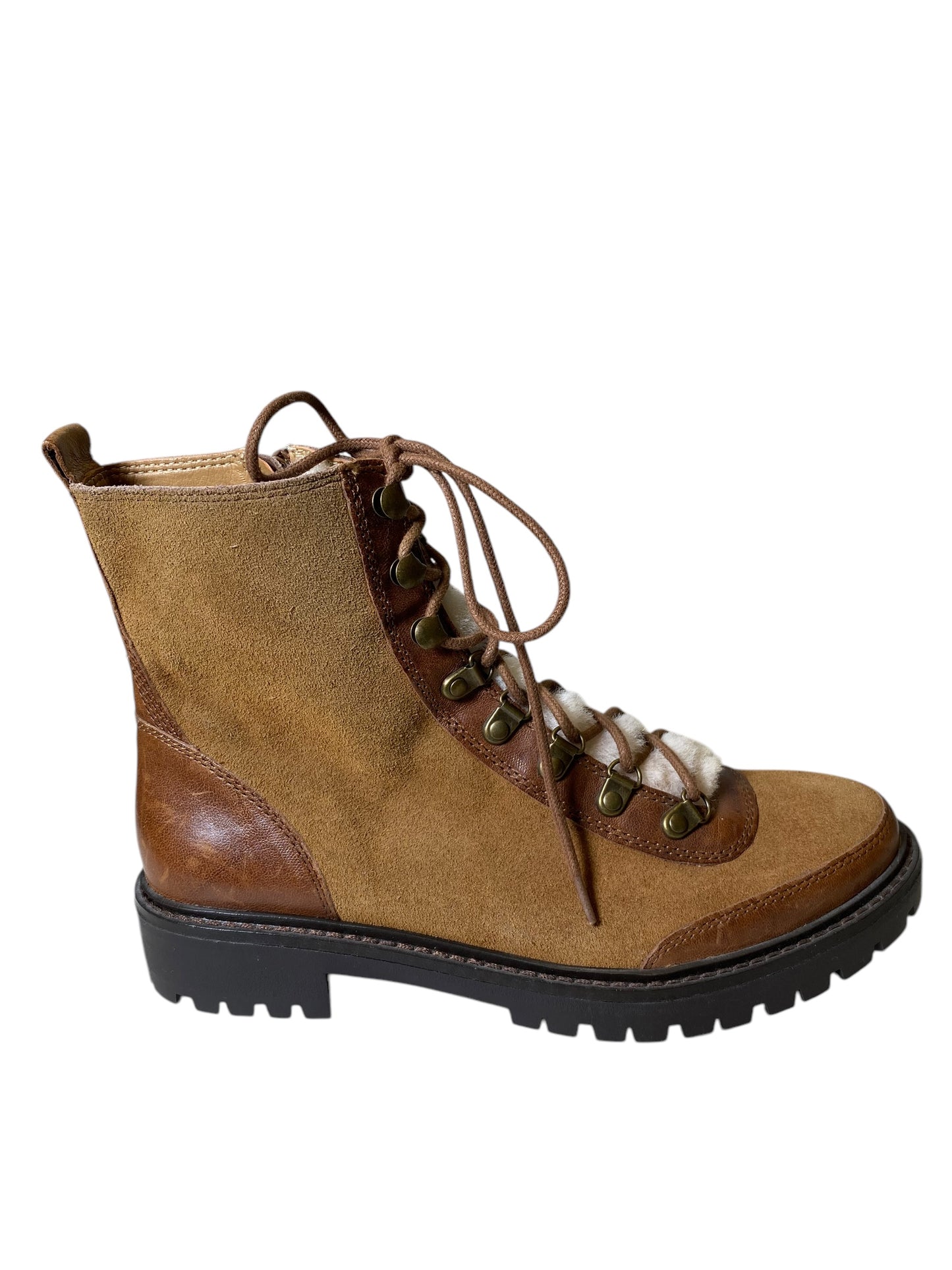 Boots Hiking By Lucky Brand In Brown, Size: 7.5