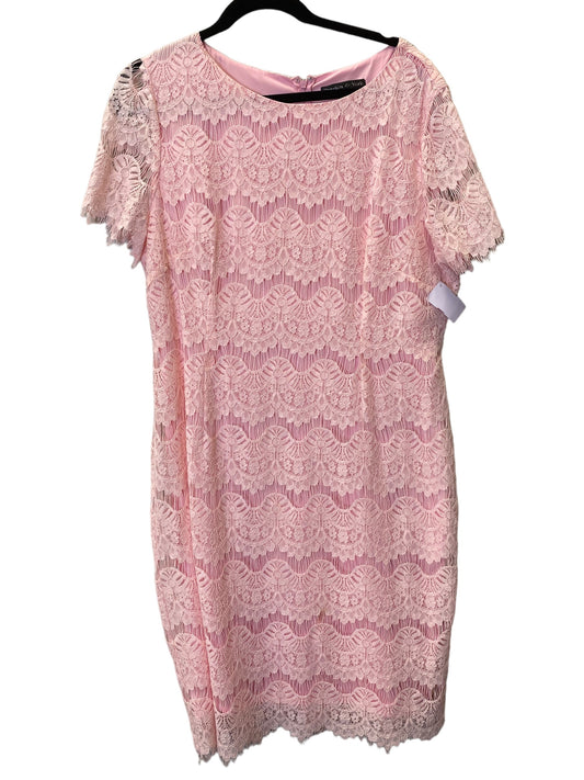 Dress Party Midi By Preston And New York In Pink, Size: Xl