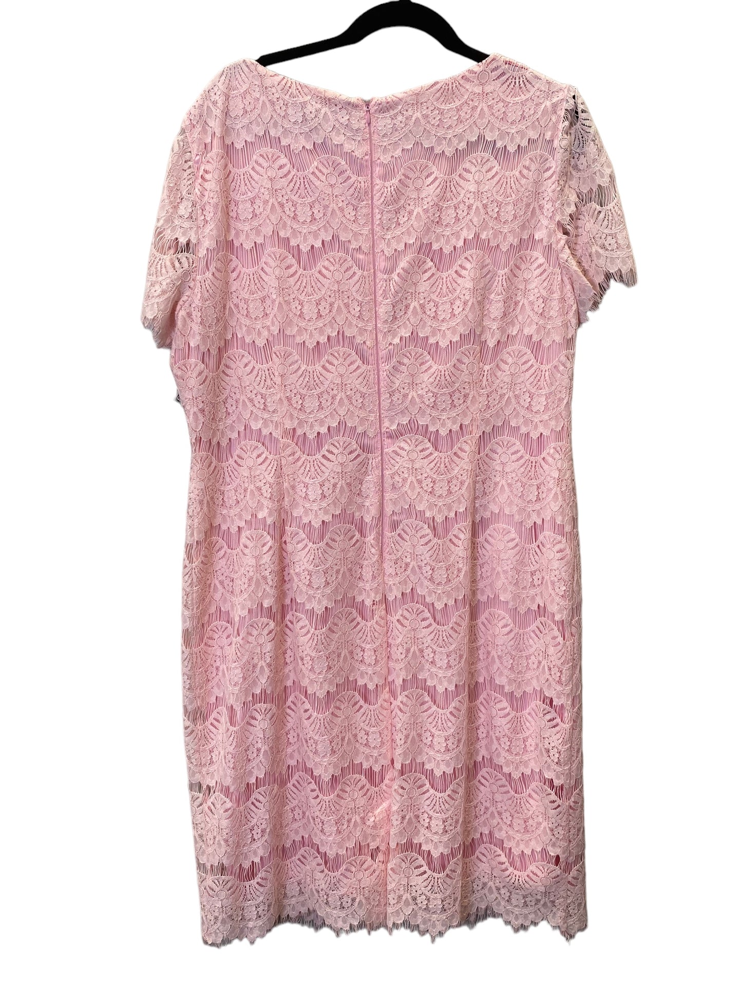 Dress Party Midi By Preston And New York In Pink, Size: Xl