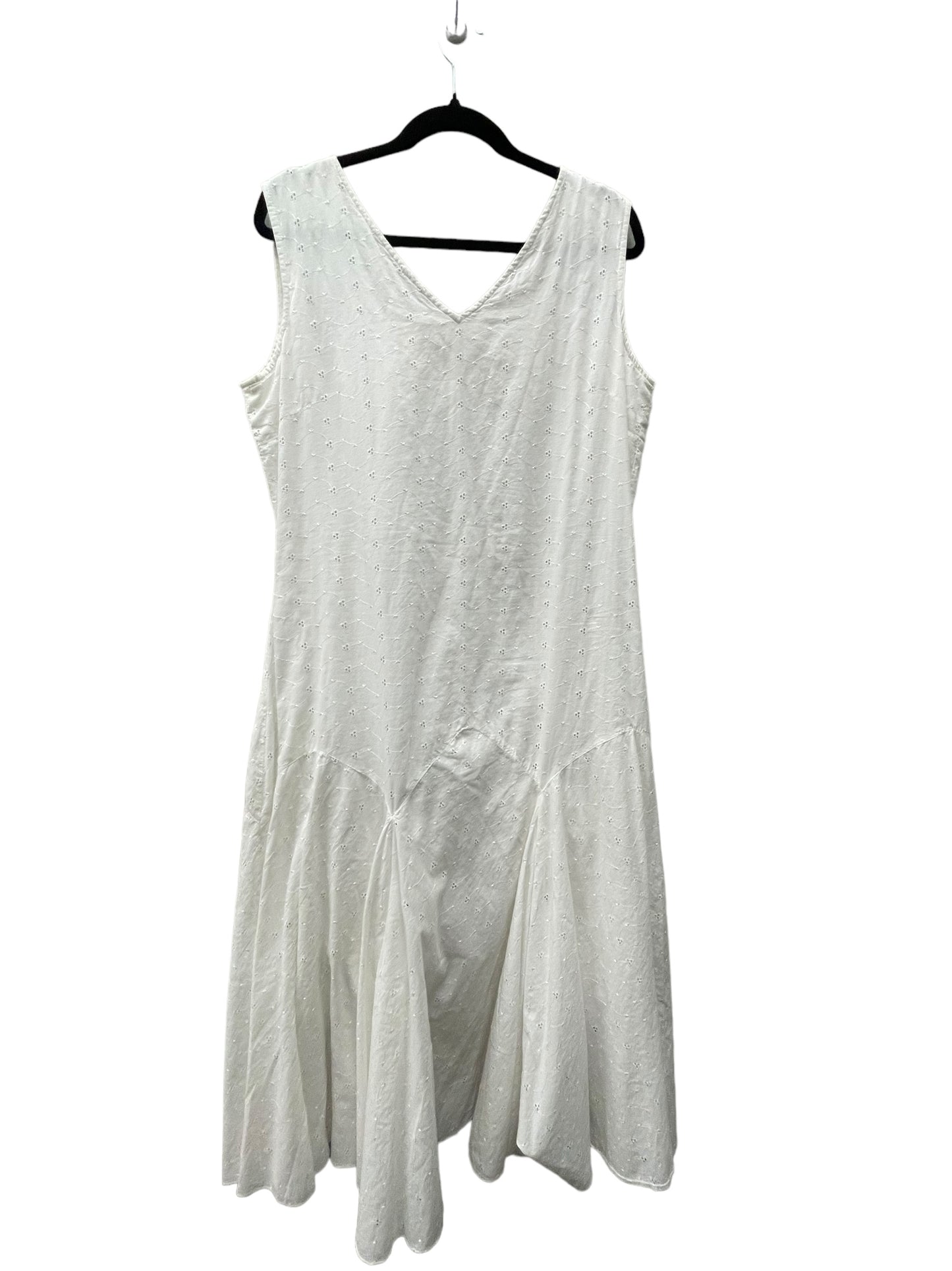 Dress Casual Maxi By Monroe And Main In White, Size: Xl