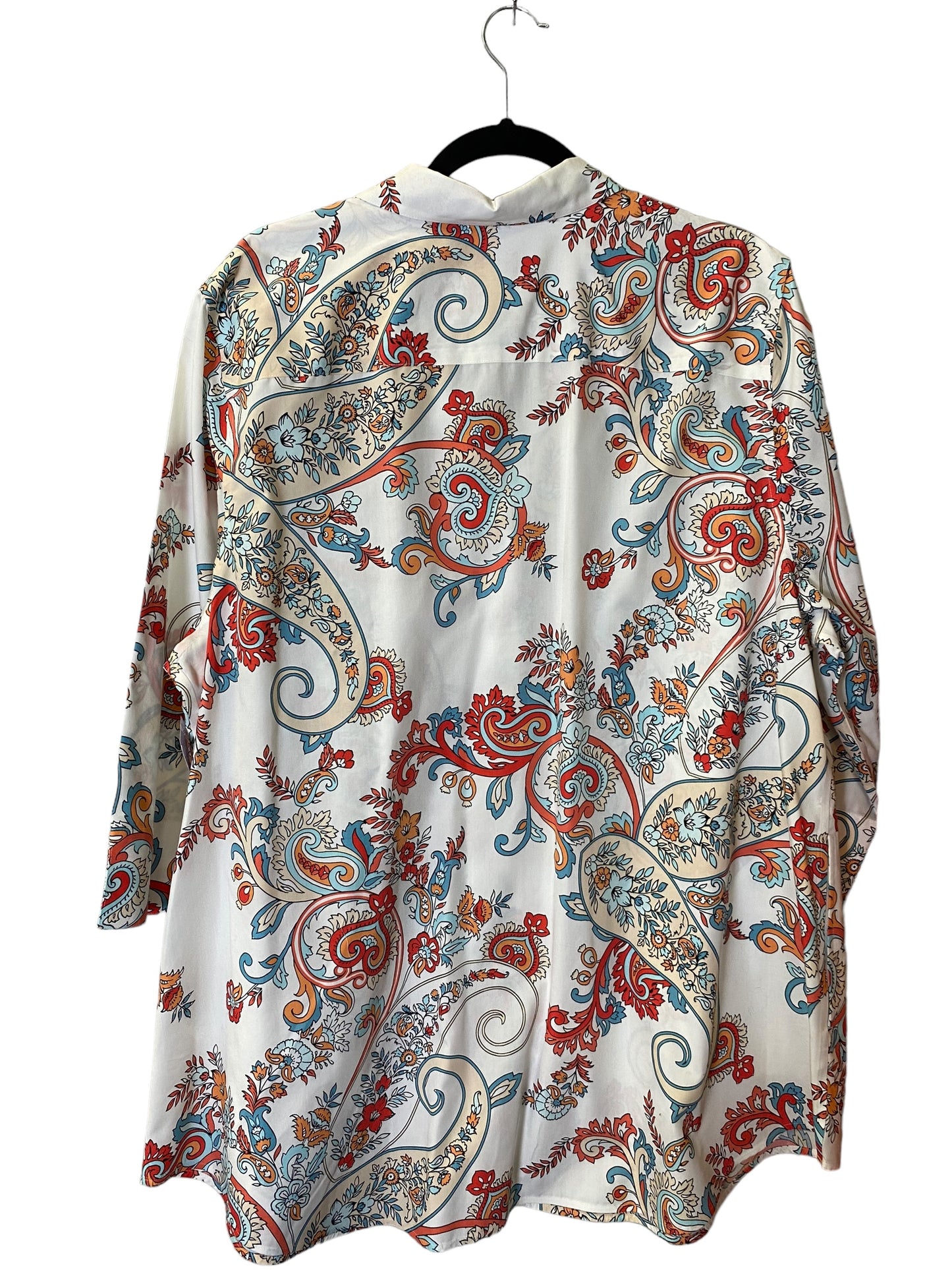 Top Long Sleeve By Cmc In Multi-colored, Size: 2x