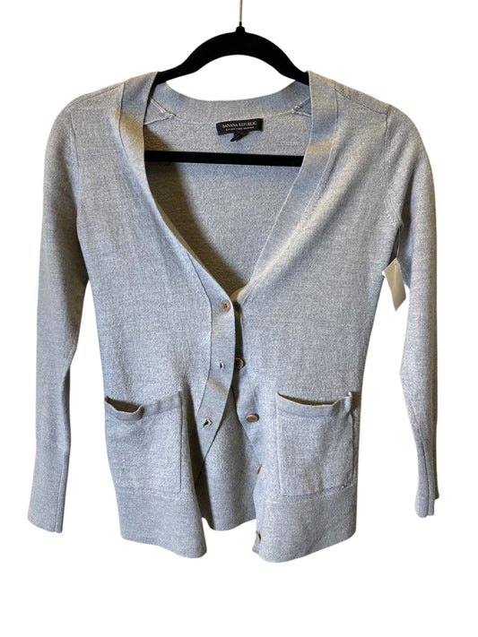 Cardigan By Banana Republic In Grey, Size: Xs