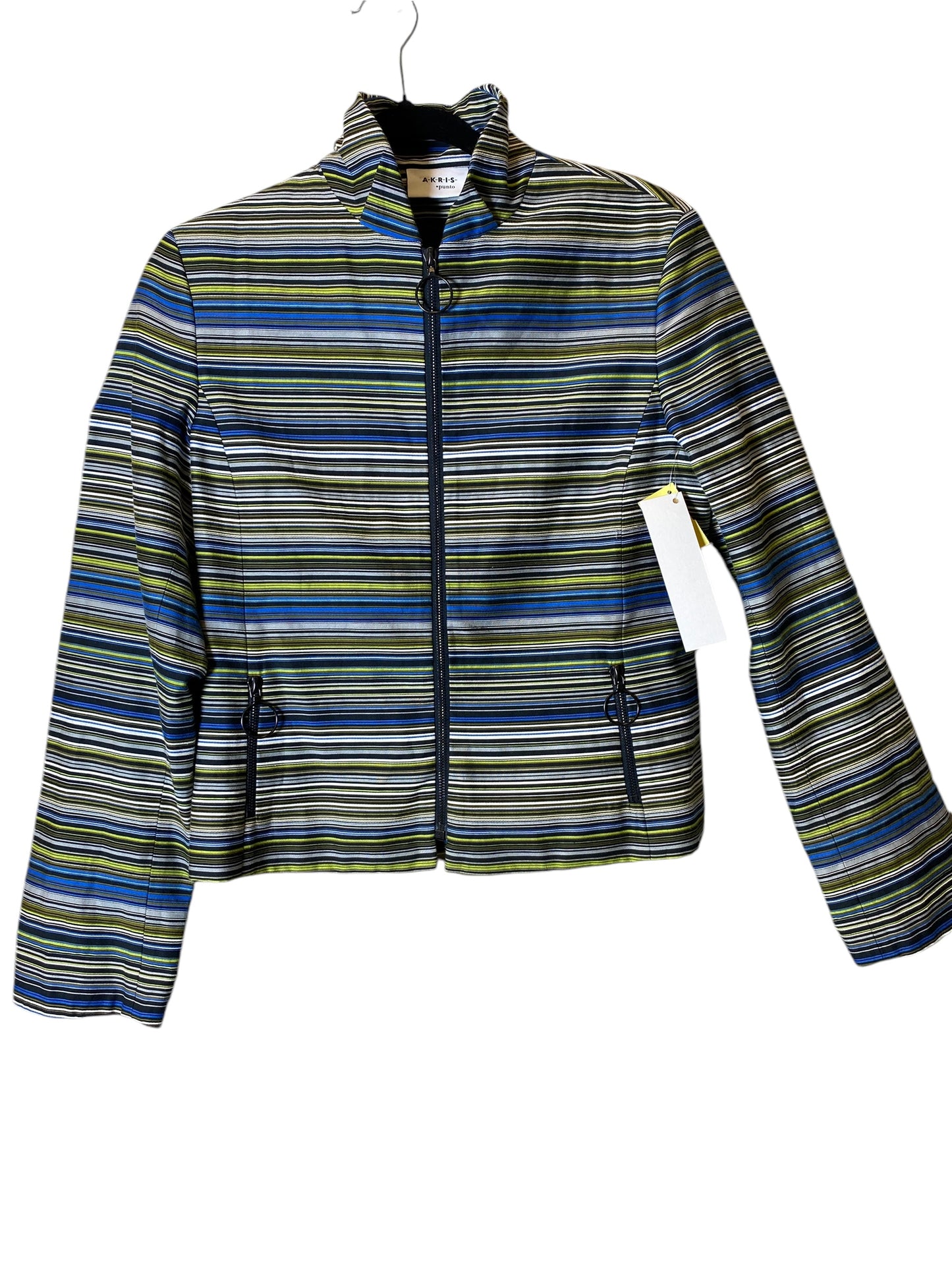 Jacket Other By Akris In Striped Pattern, Size: S