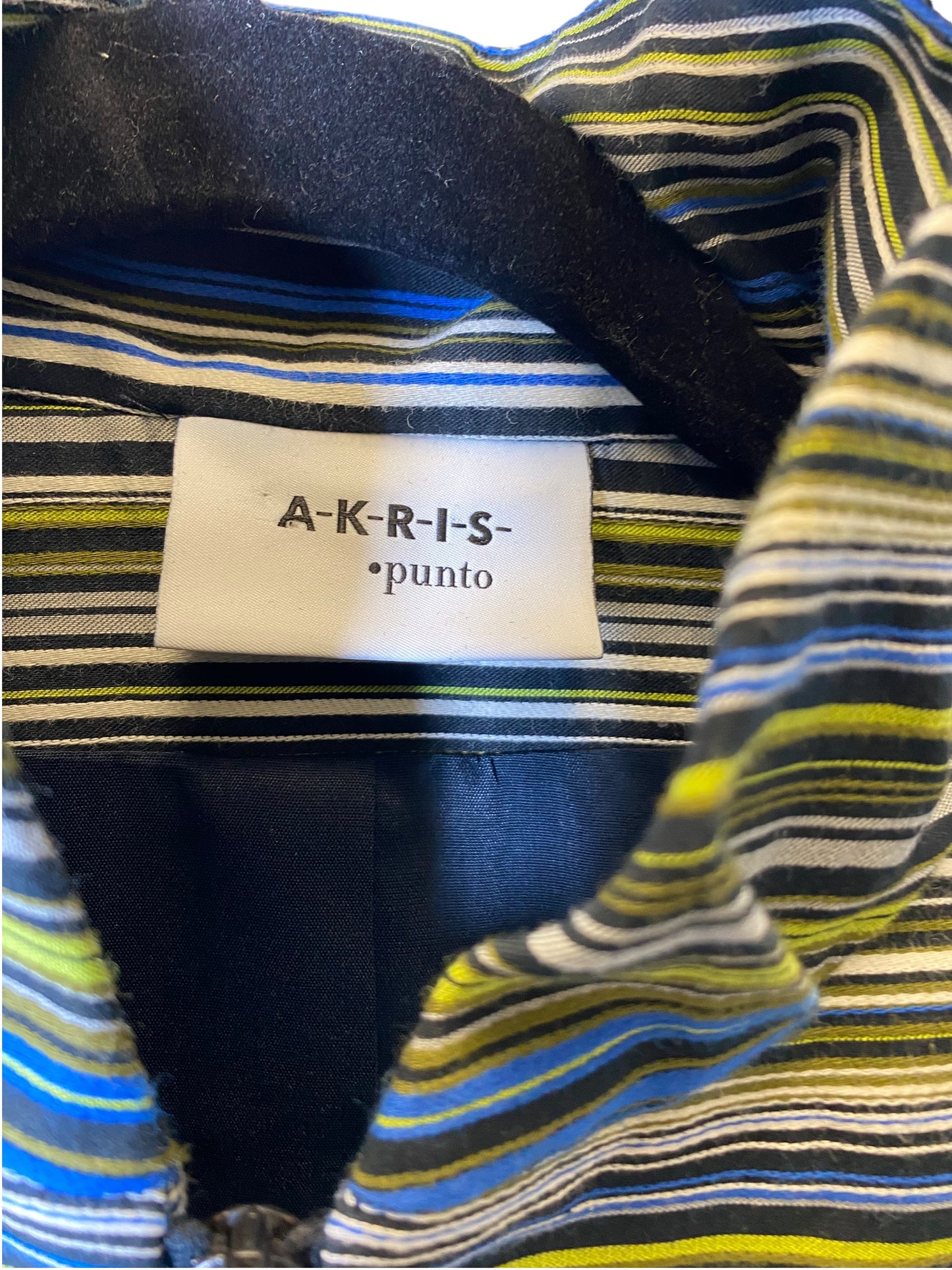 Jacket Other By Akris In Striped Pattern, Size: S