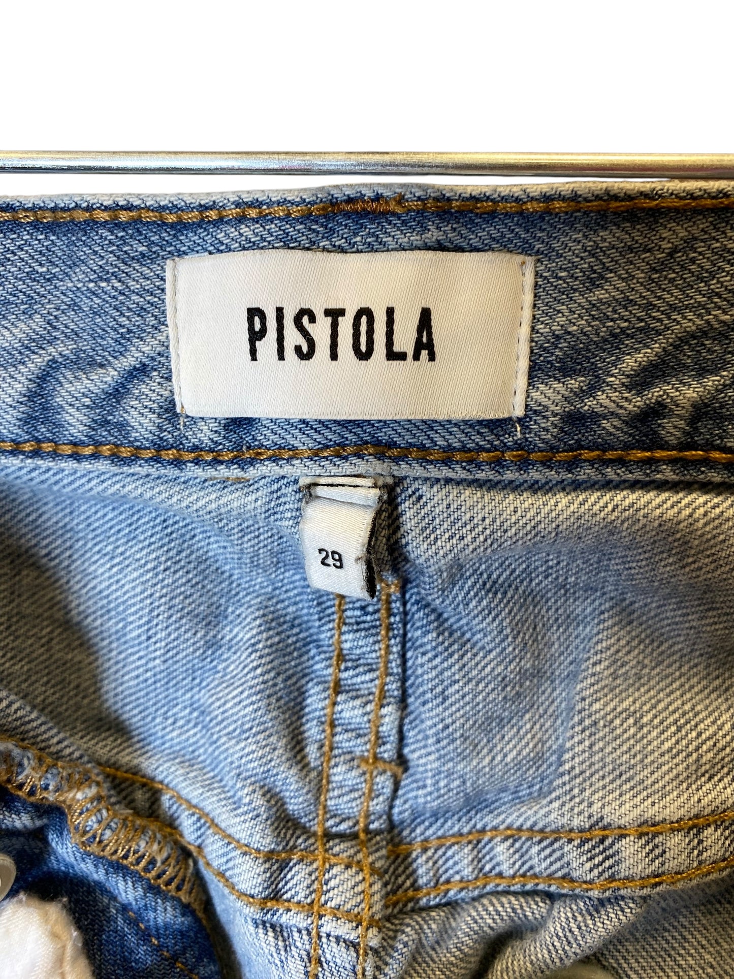 Jeans Straight By Pistola In Blue Denim, Size: 8