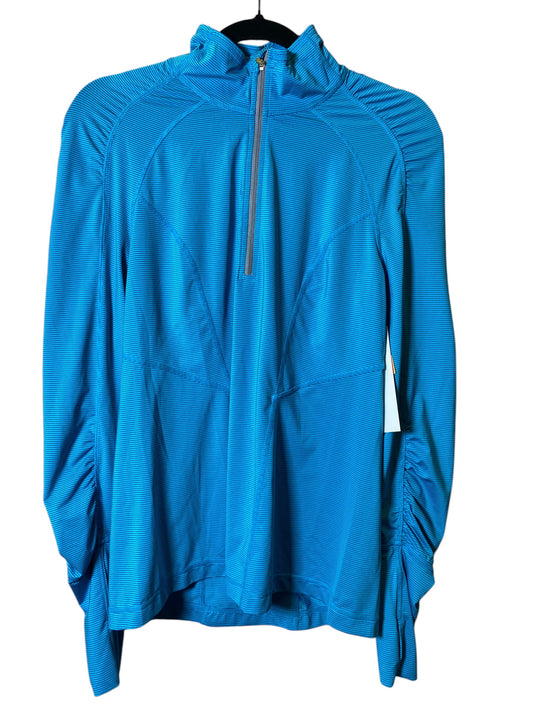 Athletic Jacket By Zella In Aqua, Size: S