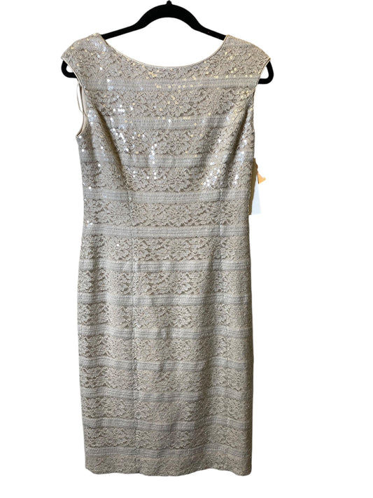 Dress Party Midi By Vince Camuto In Beige, Size: S