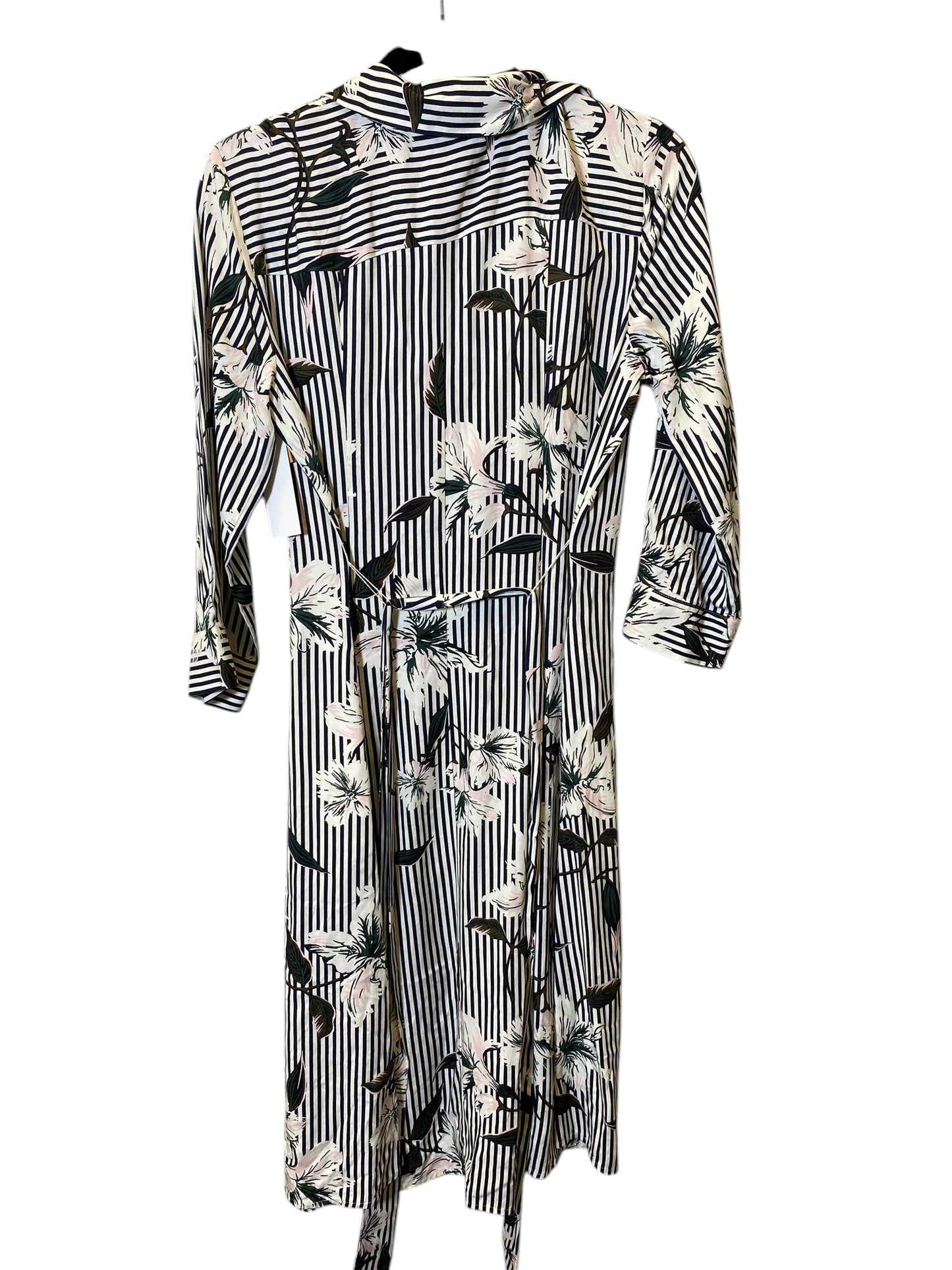 Dress Casual Midi By Ann Taylor In Floral Print, Size: M