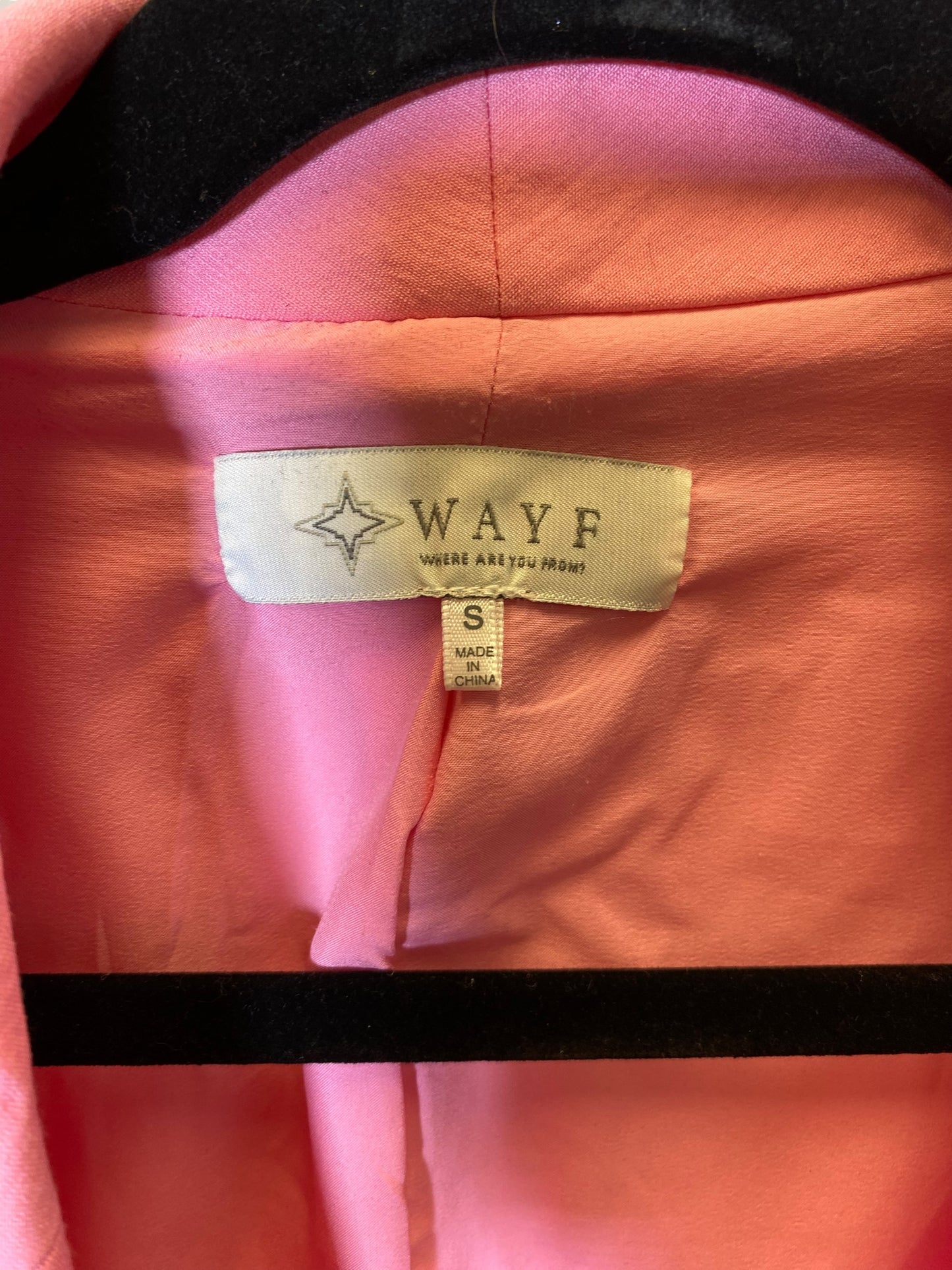 Blazer By Wayf In Pink, Size: S