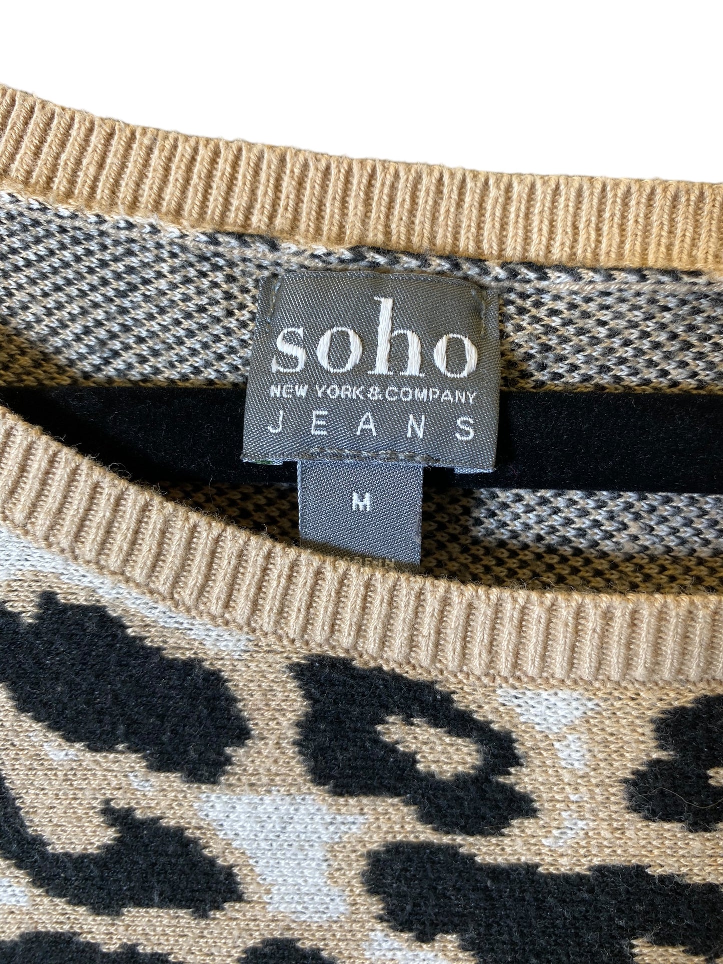 Sweater By Cmc In Animal Print, Size: M