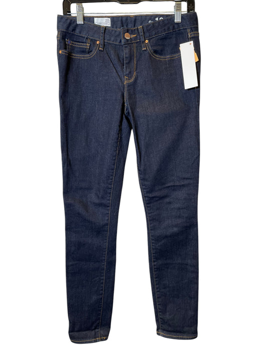 Jeans Skinny By Gap In Blue Denim, Size: 4