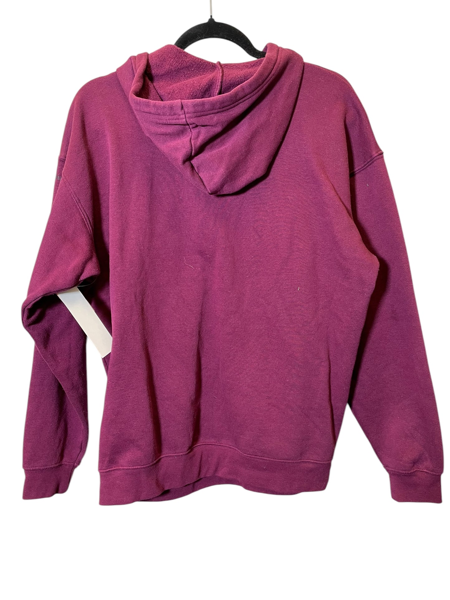 Sweatshirt Hoodie By Columbia In Maroon, Size: S