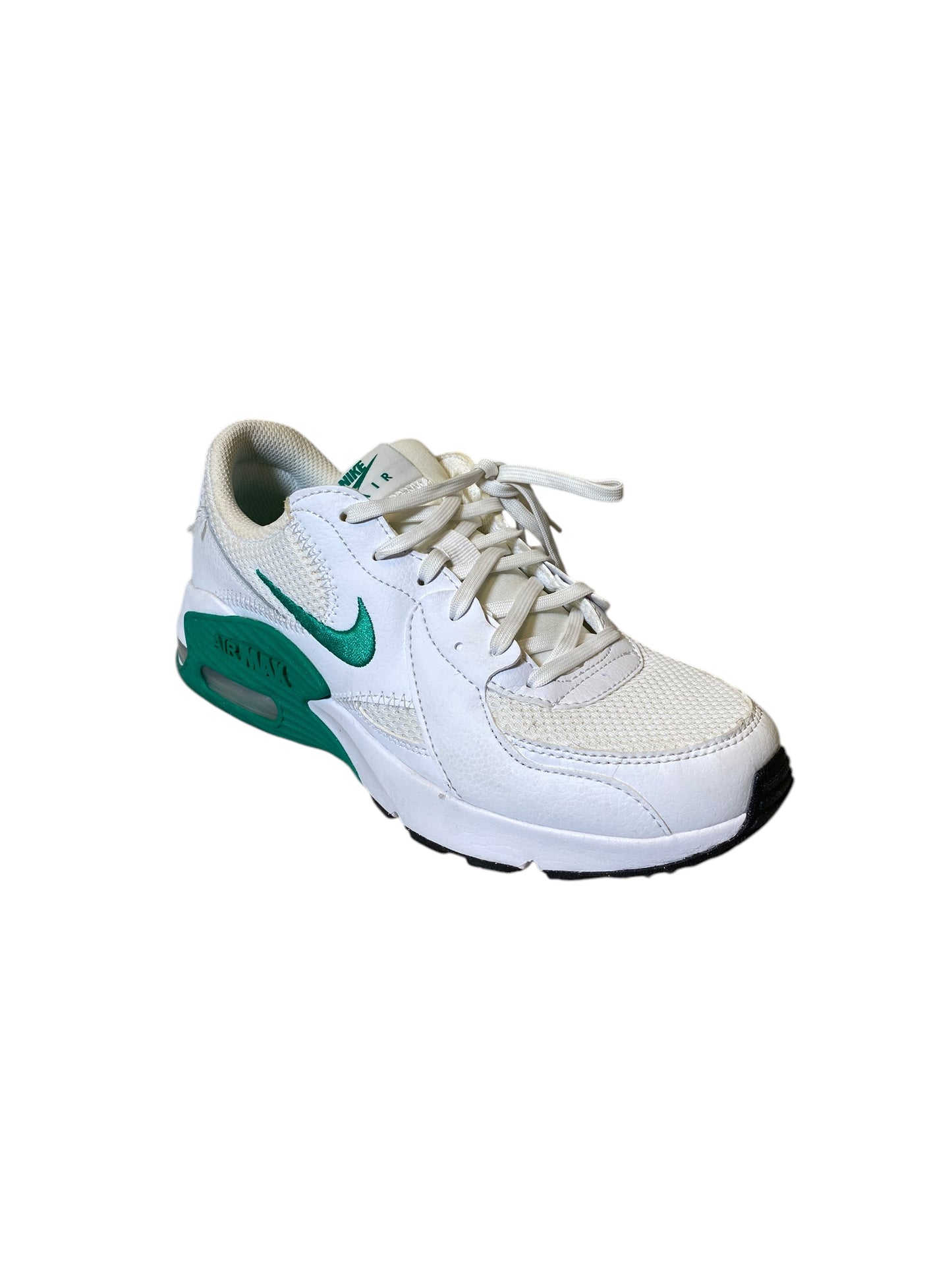 Shoes Sneakers By Nike In Green & White, Size: 7.5