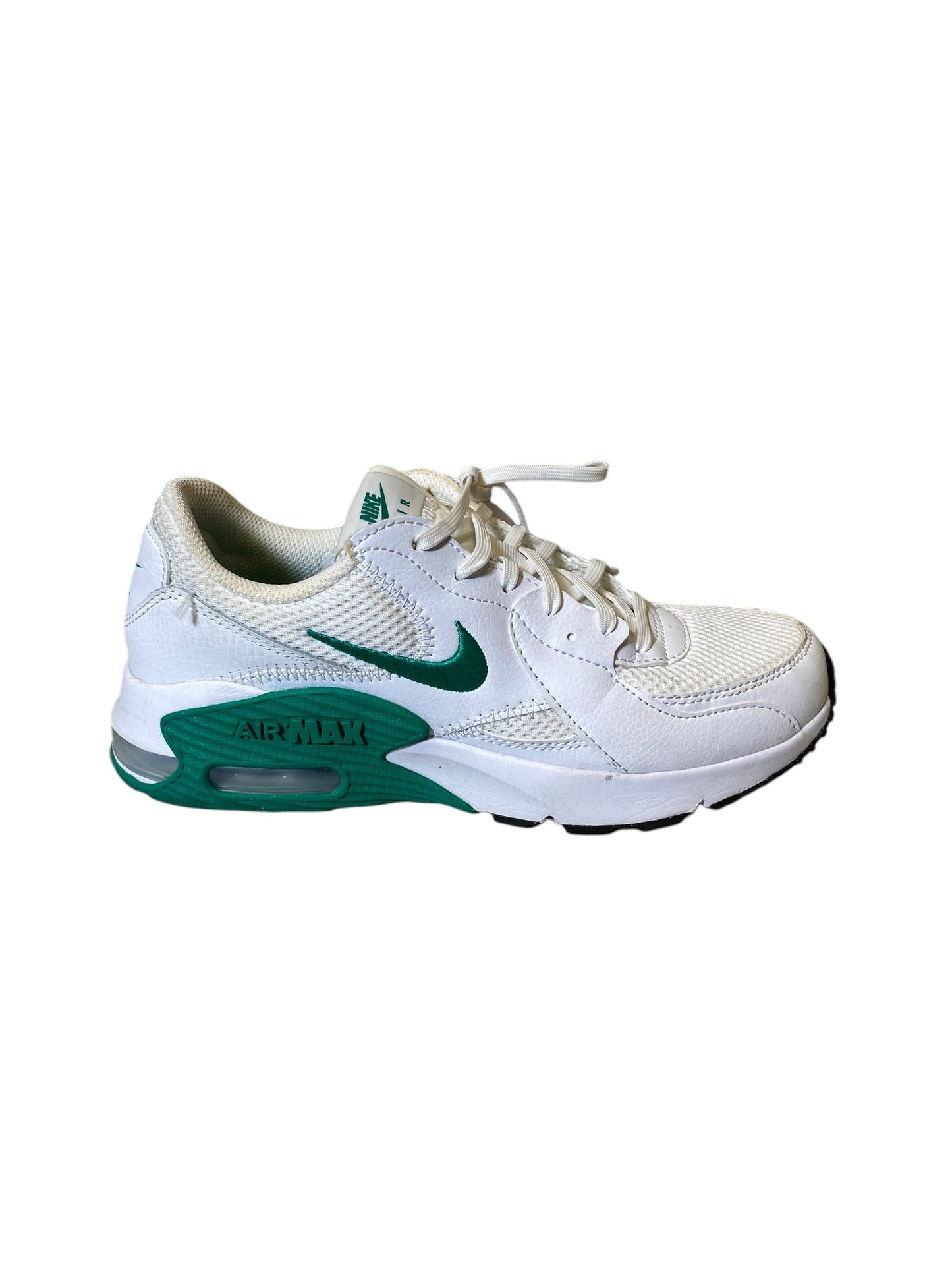 Shoes Sneakers By Nike In Green & White, Size: 7.5