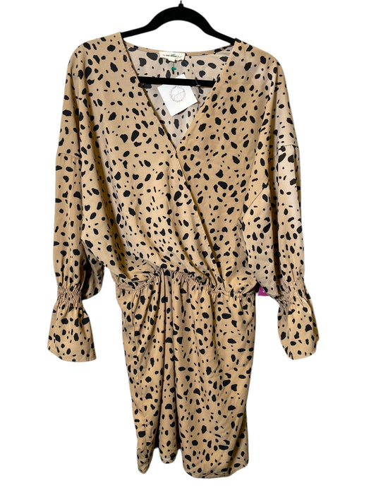 Dress Casual Midi By Ee Some In Animal Print, Size: M