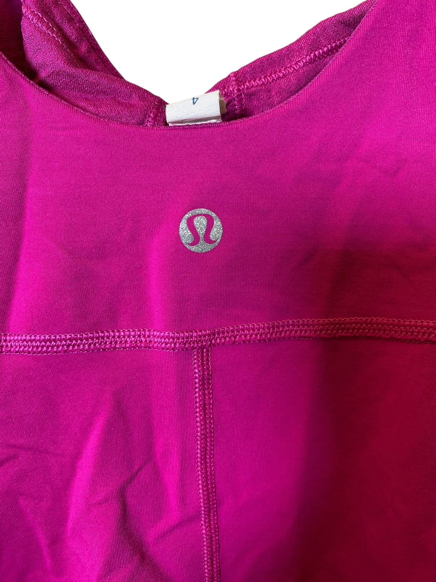 Athletic Tank Top By Lululemon In Pink, Size: S