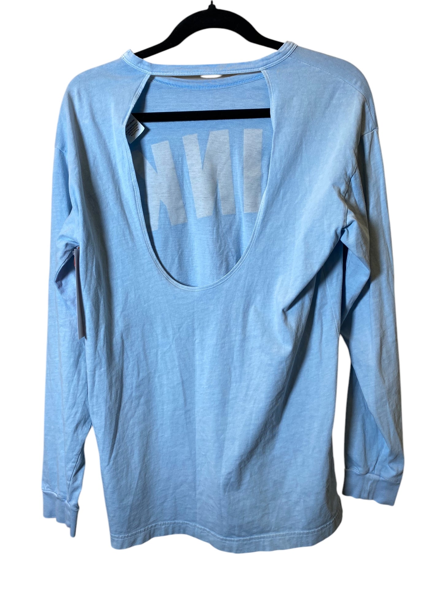 Athletic Sweatshirt Collar By Pink In Aqua, Size: Xs