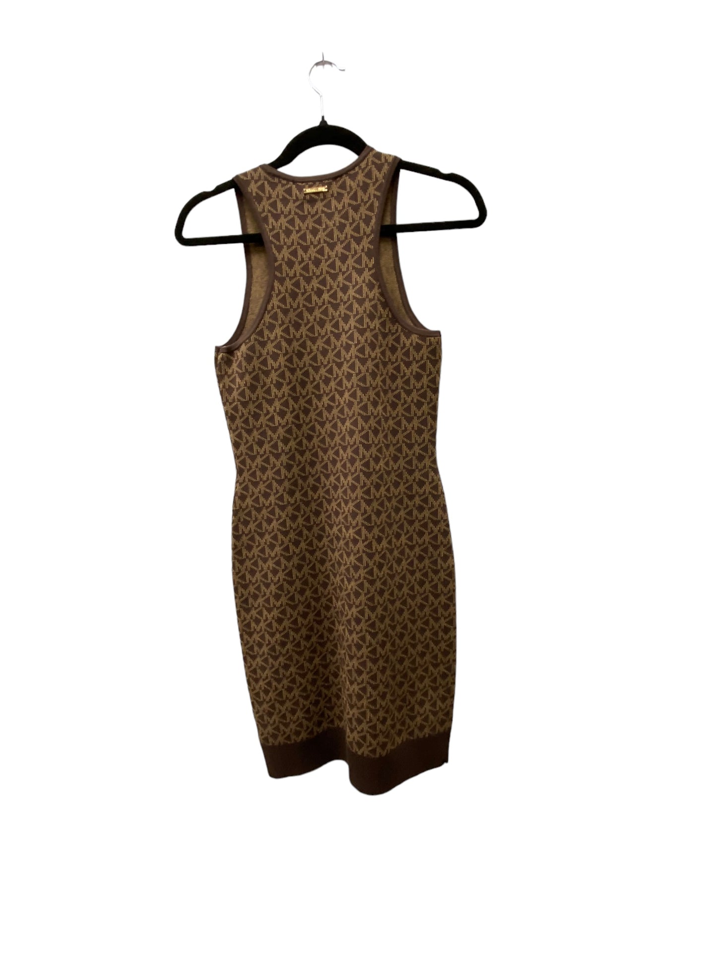 Dress Casual Short By Michael Kors In Brown & Cream, Size: S