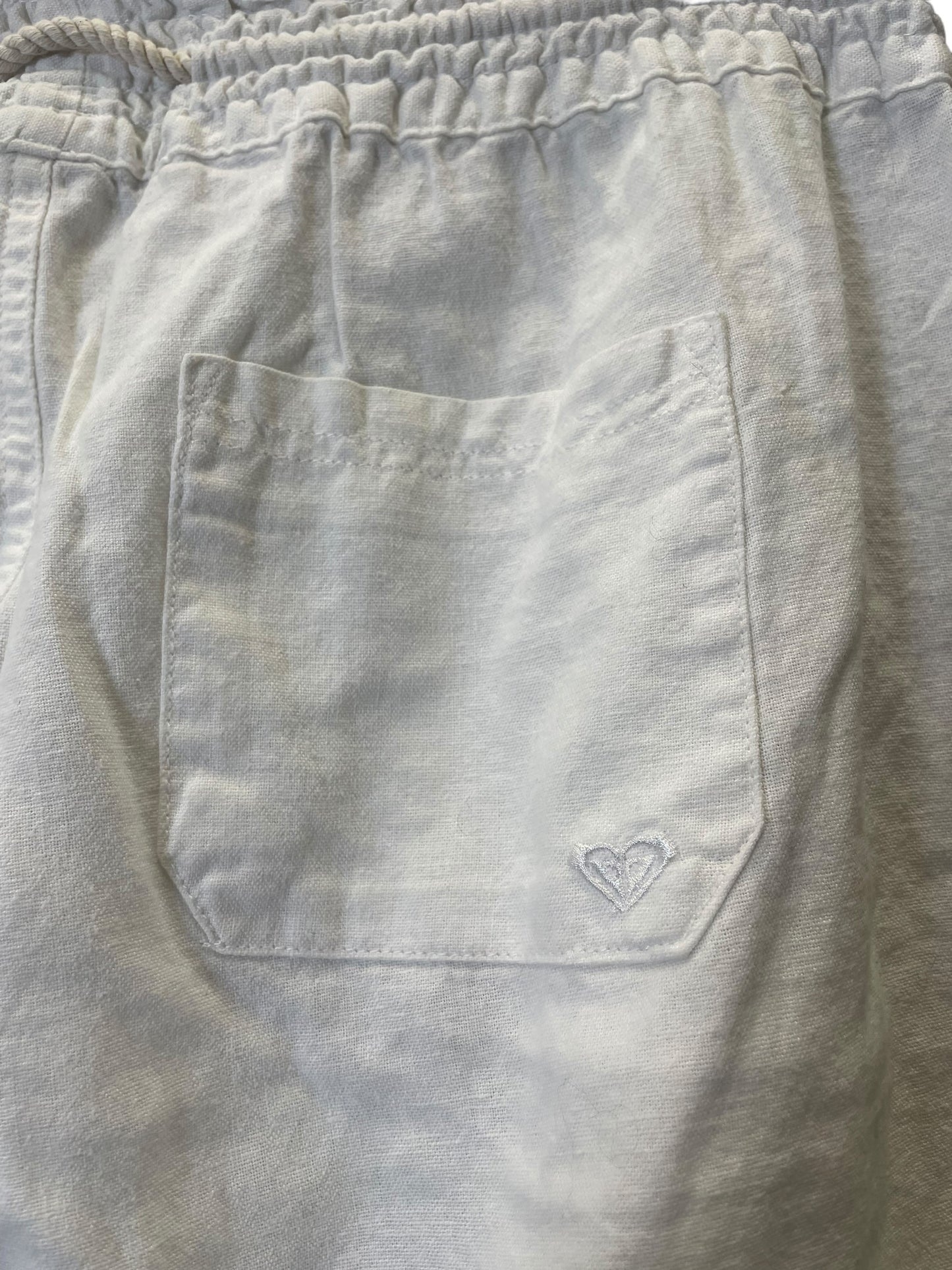 Pants Linen By Roxy In White, Size: M